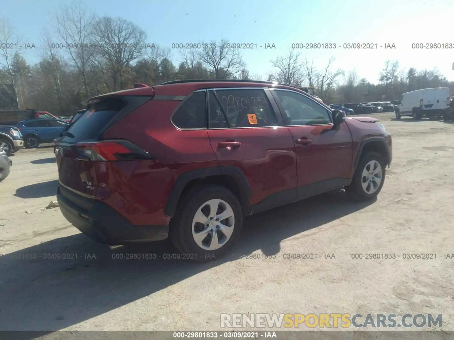 4 Photograph of a damaged car 2T3G1RFV8LW097564 TOYOTA RAV4 2020