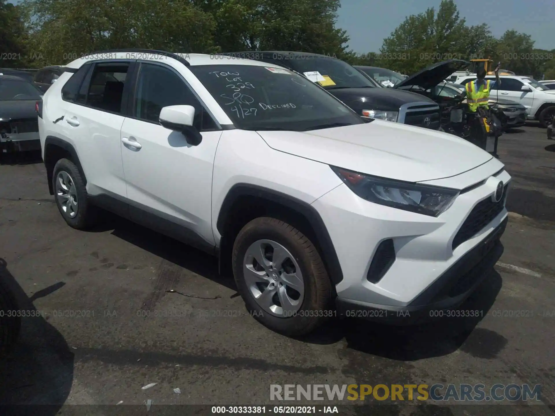 6 Фотография поврежденного автомобиля 2T3G1RFV8LW100673 TOYOTA RAV4 2020