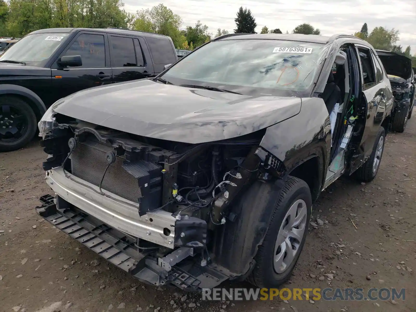 2 Photograph of a damaged car 2T3G1RFV8LW105887 TOYOTA RAV4 2020