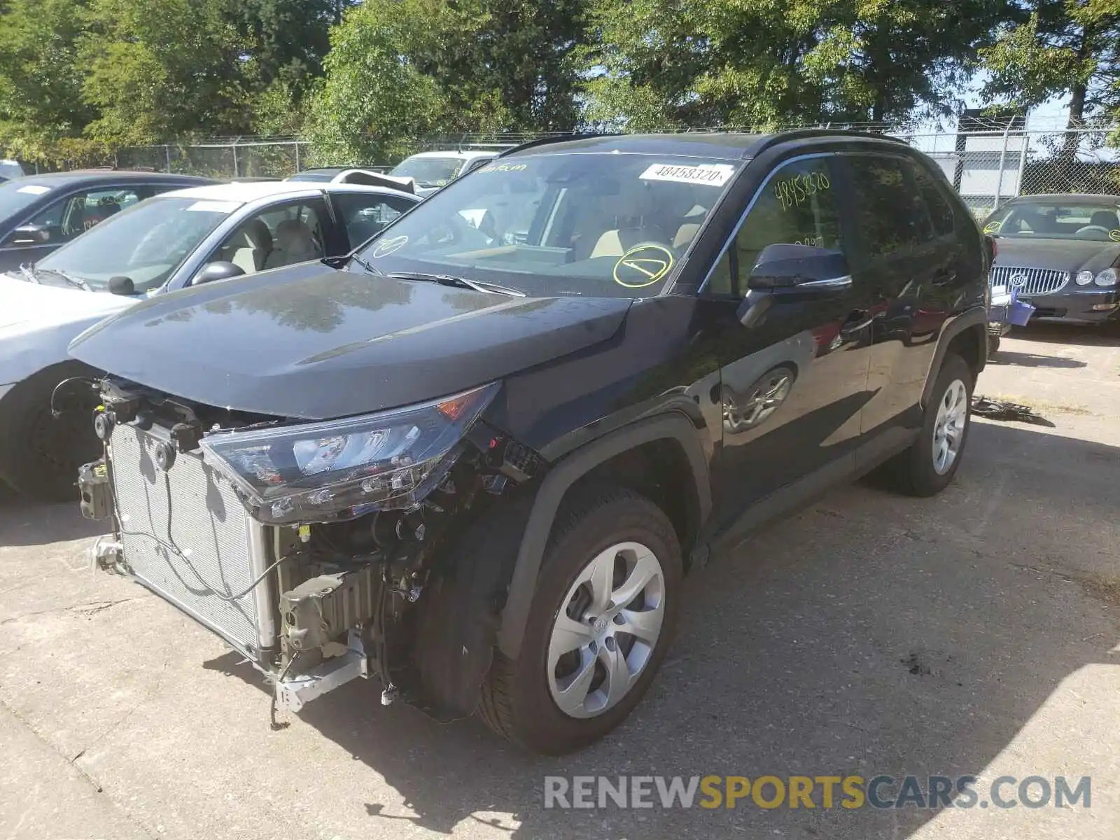 2 Photograph of a damaged car 2T3G1RFV8LW106716 TOYOTA RAV4 2020