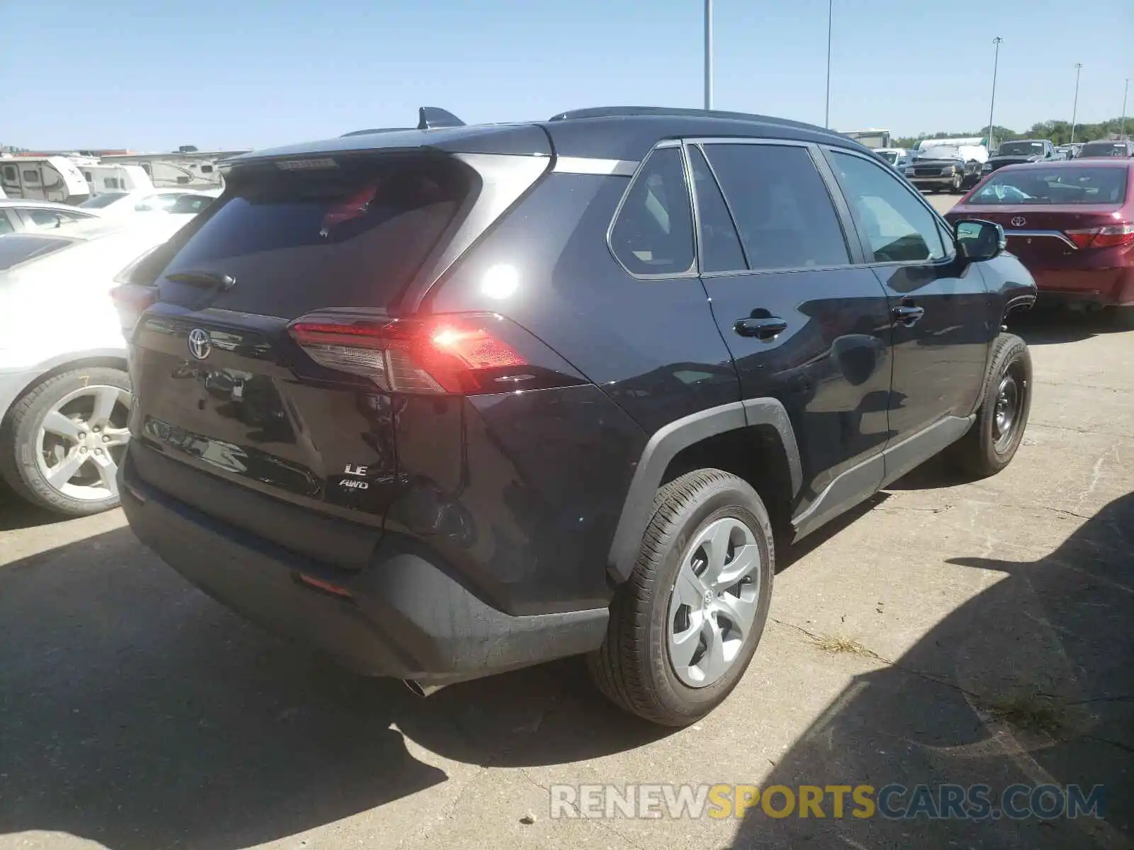 4 Photograph of a damaged car 2T3G1RFV8LW106716 TOYOTA RAV4 2020