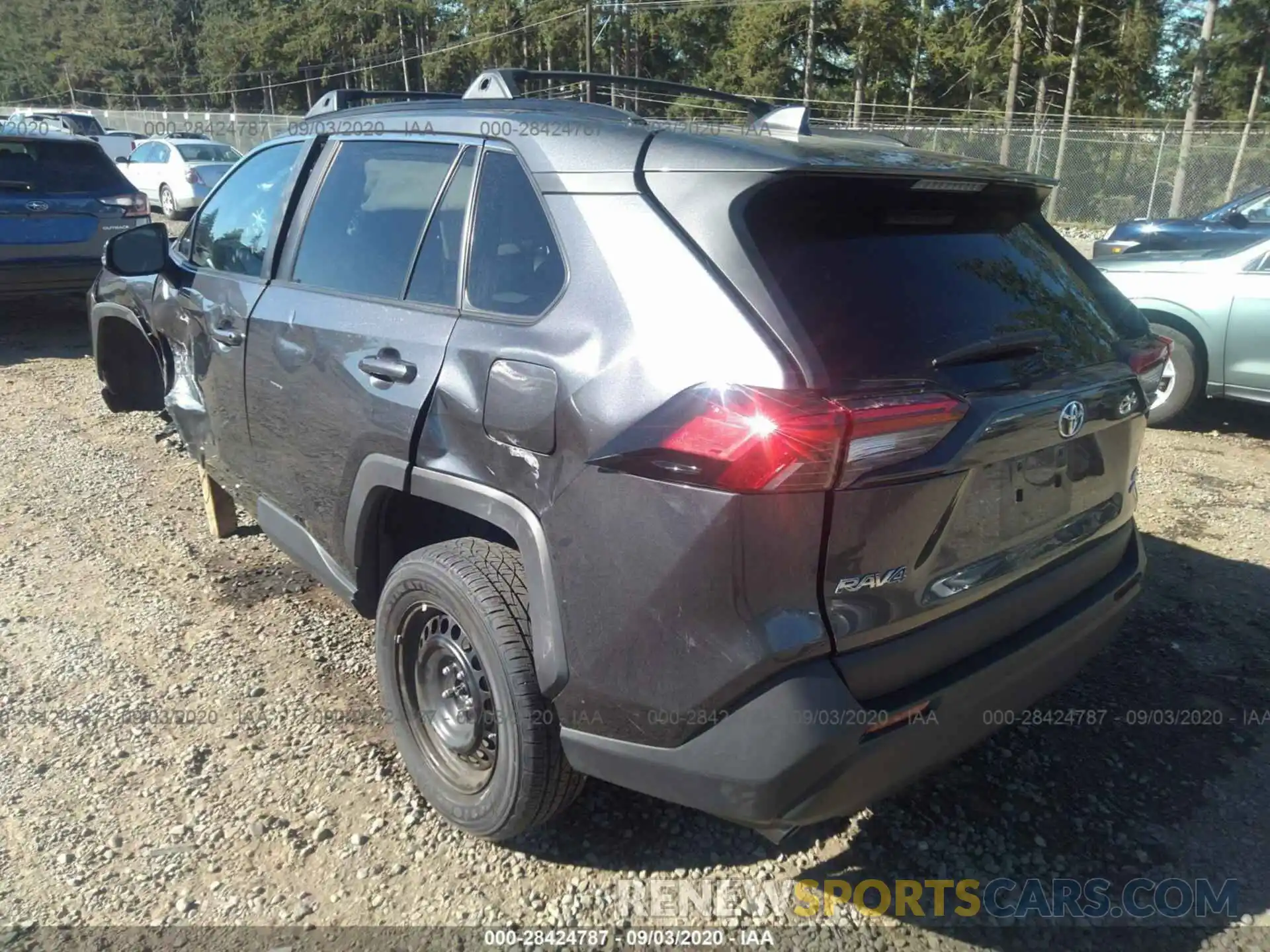 3 Photograph of a damaged car 2T3G1RFV9LC063490 TOYOTA RAV4 2020