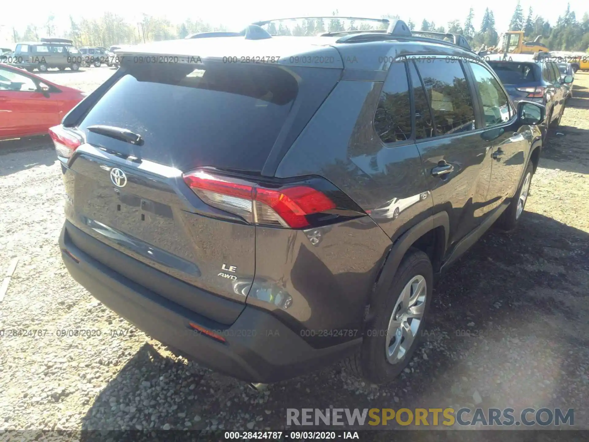 4 Photograph of a damaged car 2T3G1RFV9LC063490 TOYOTA RAV4 2020