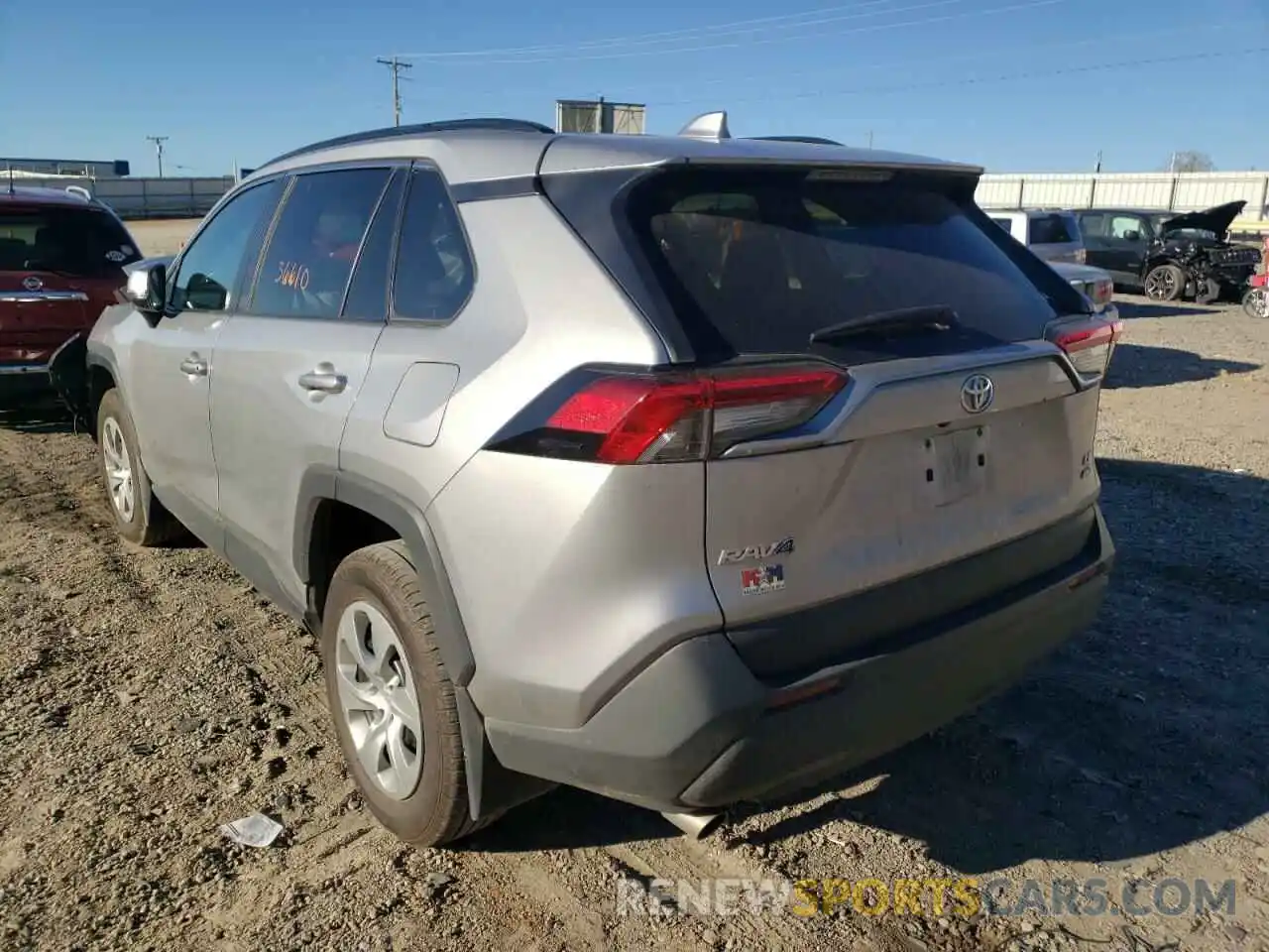 3 Photograph of a damaged car 2T3G1RFV9LC103292 TOYOTA RAV4 2020