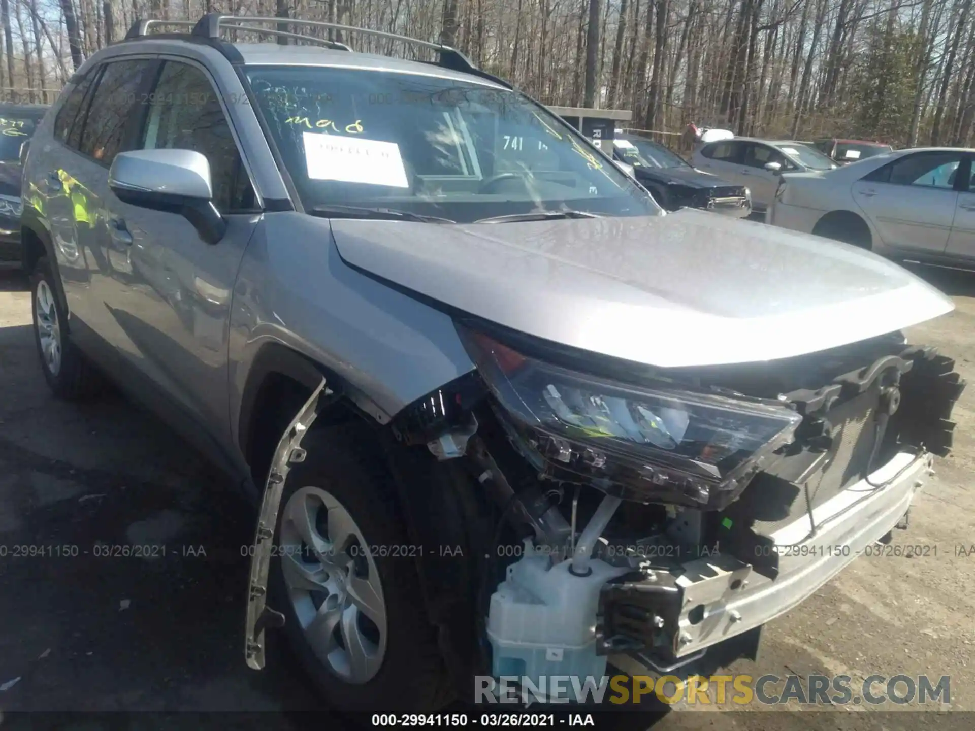 1 Photograph of a damaged car 2T3G1RFV9LC109125 TOYOTA RAV4 2020