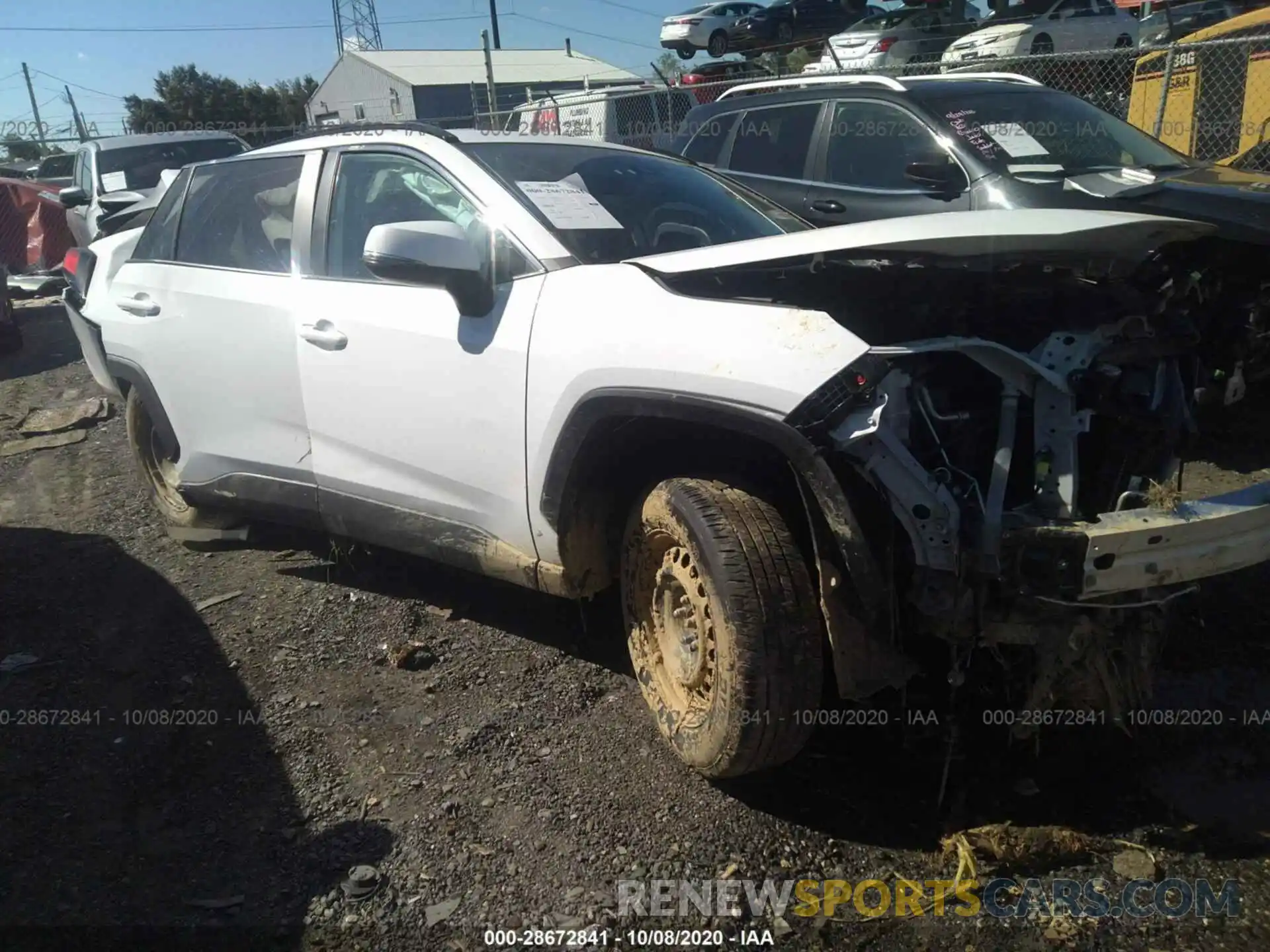 1 Photograph of a damaged car 2T3G1RFV9LW087903 TOYOTA RAV4 2020