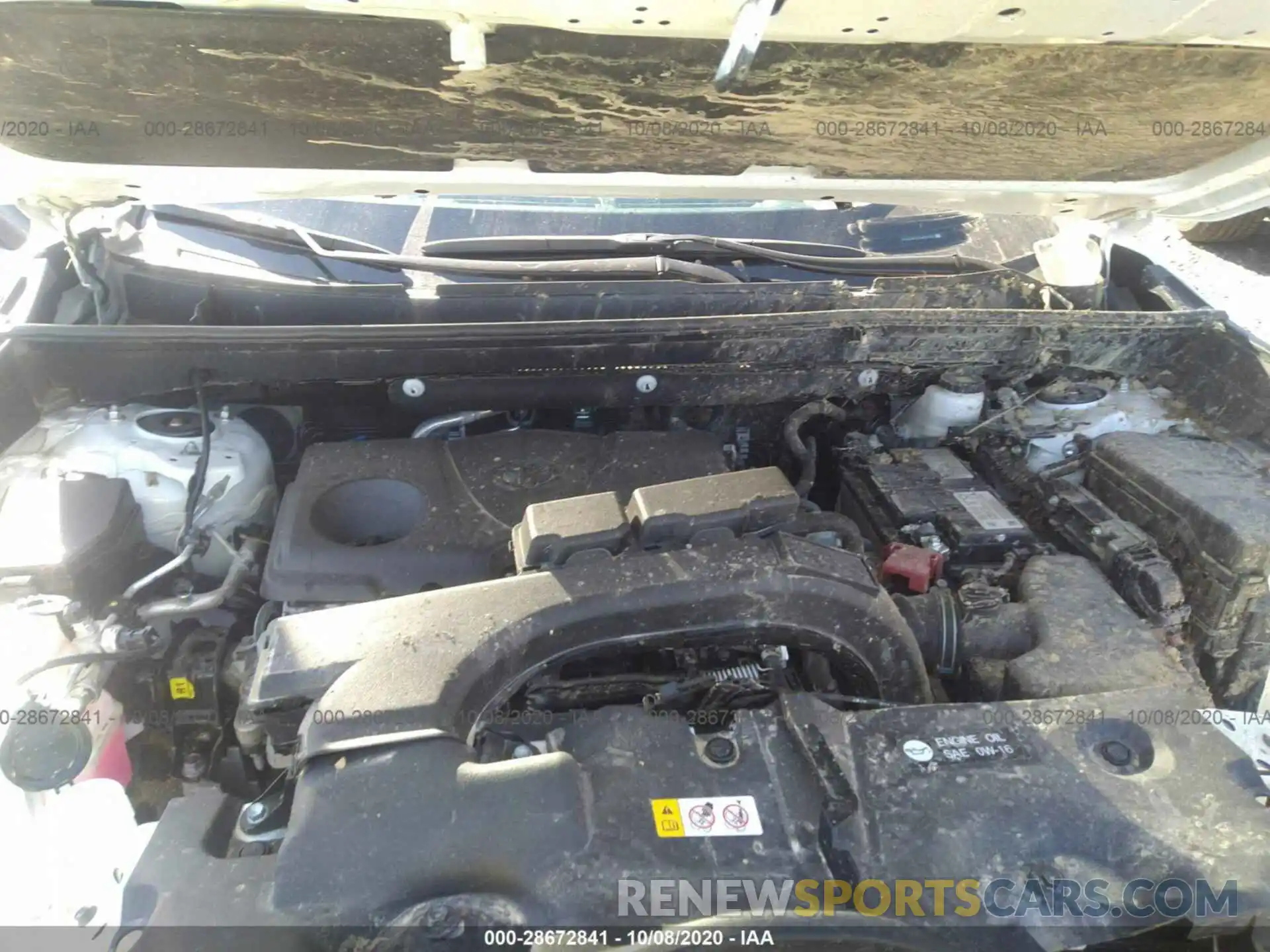 10 Фотография поврежденного автомобиля 2T3G1RFV9LW087903 TOYOTA RAV4 2020