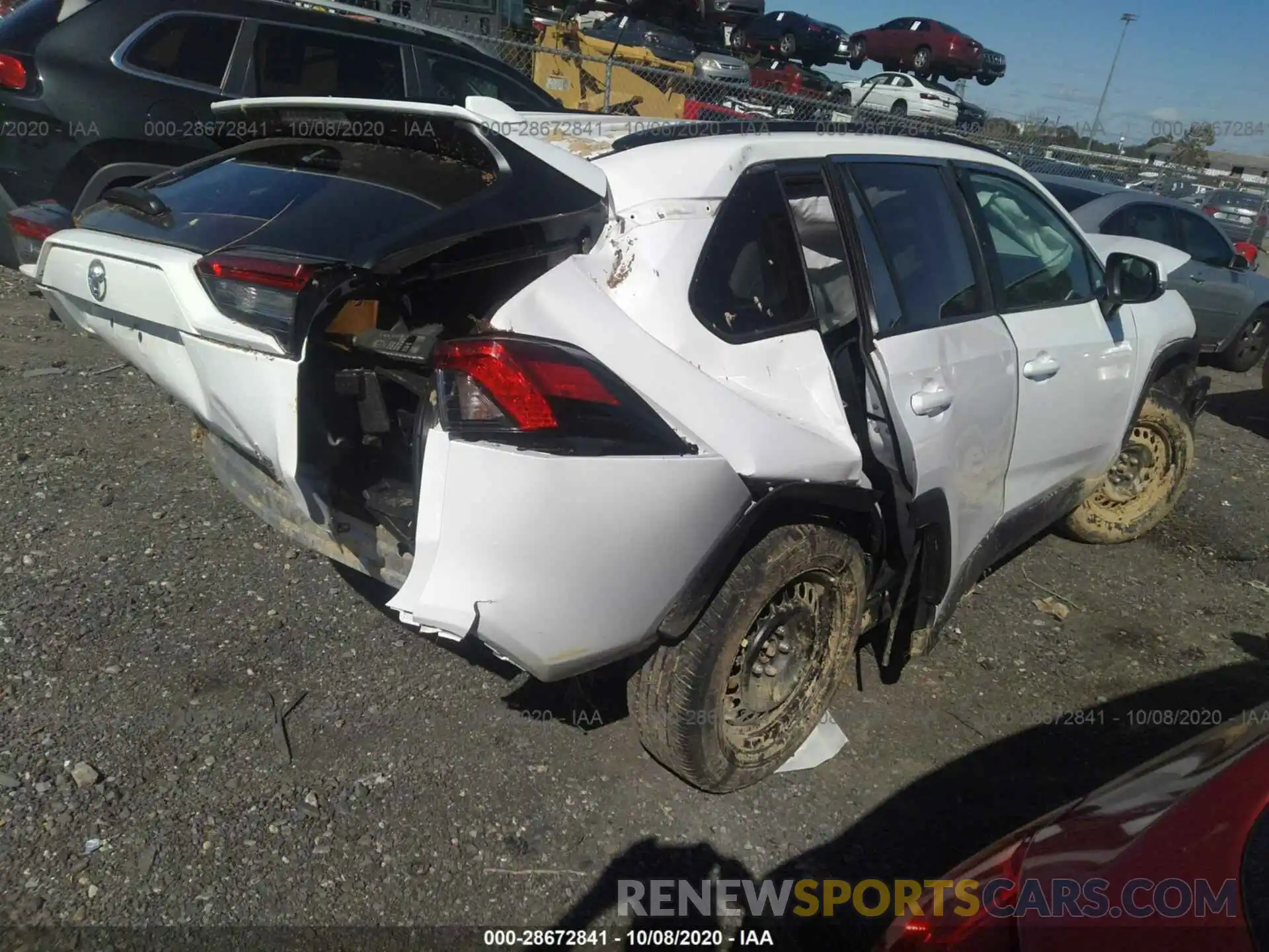 4 Photograph of a damaged car 2T3G1RFV9LW087903 TOYOTA RAV4 2020