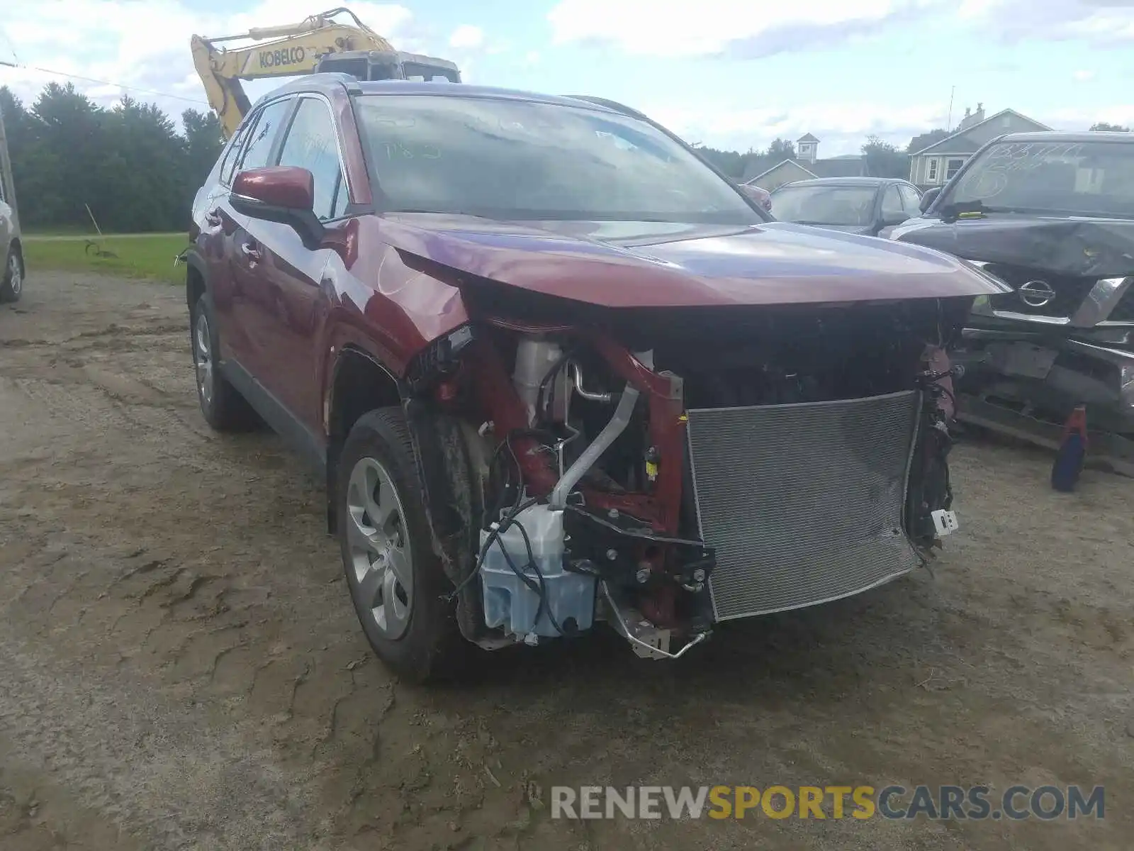 1 Photograph of a damaged car 2T3G1RFV9LW097380 TOYOTA RAV4 2020