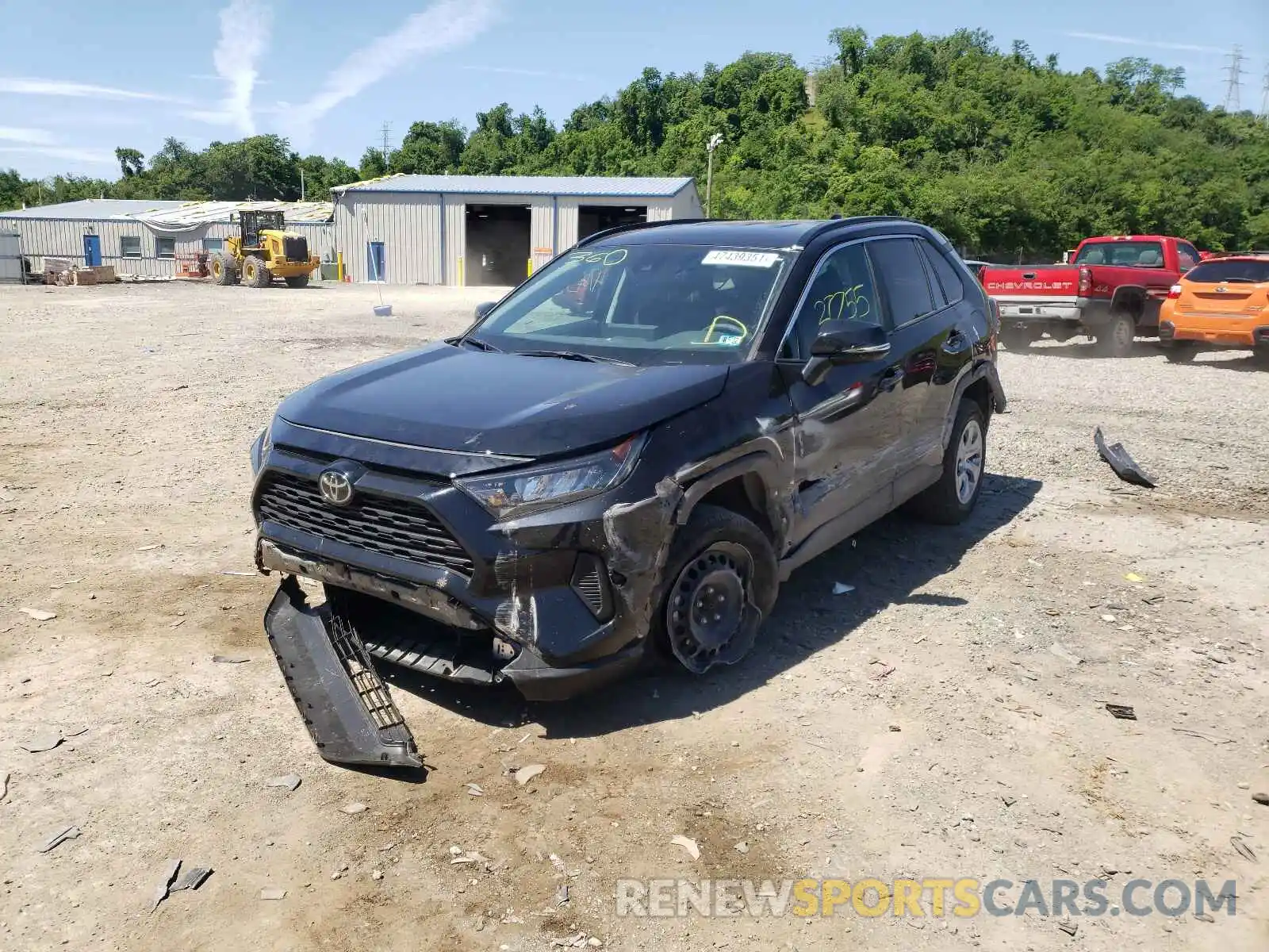 2 Photograph of a damaged car 2T3G1RFV9LW116252 TOYOTA RAV4 2020