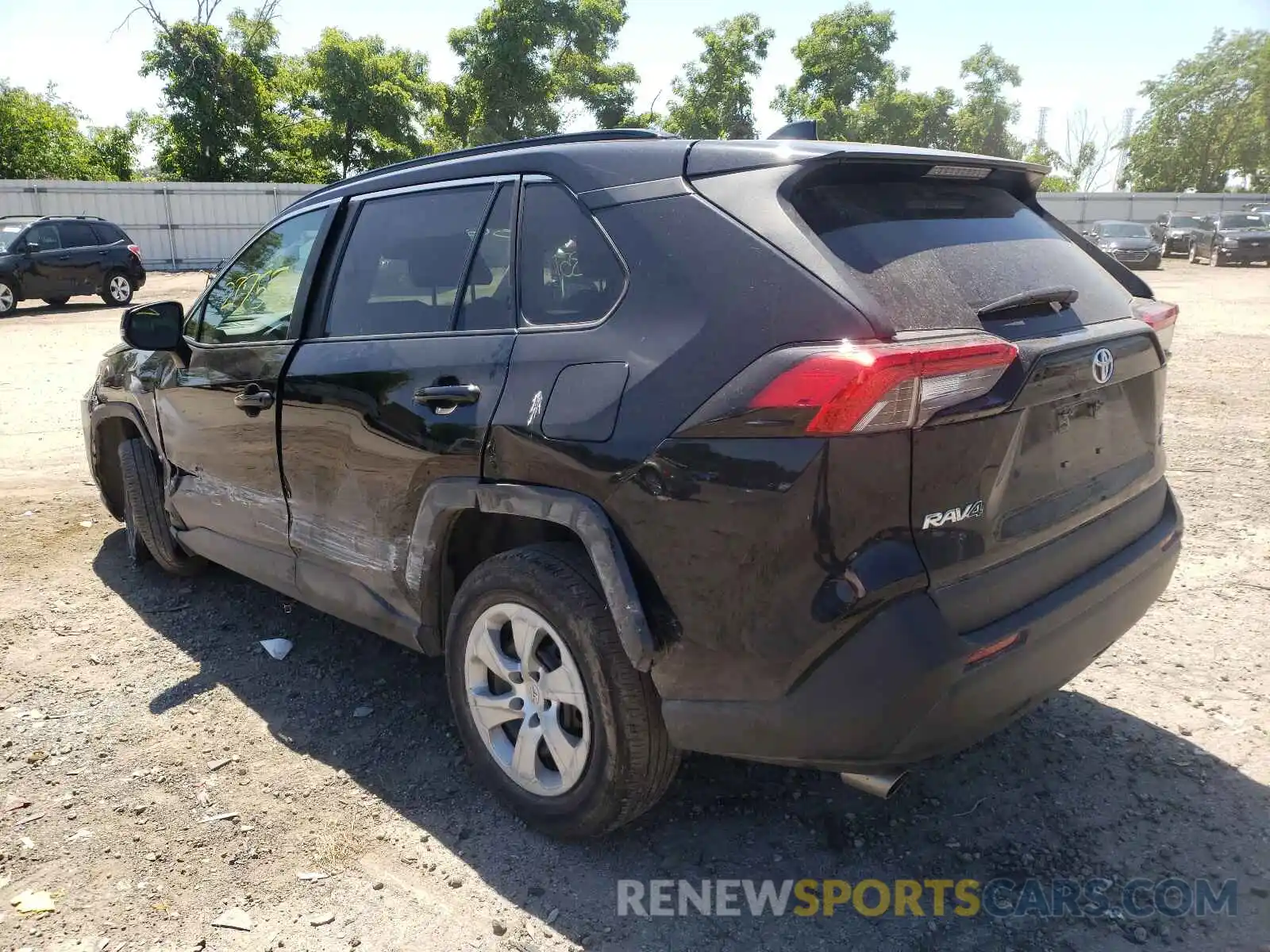 3 Photograph of a damaged car 2T3G1RFV9LW116252 TOYOTA RAV4 2020