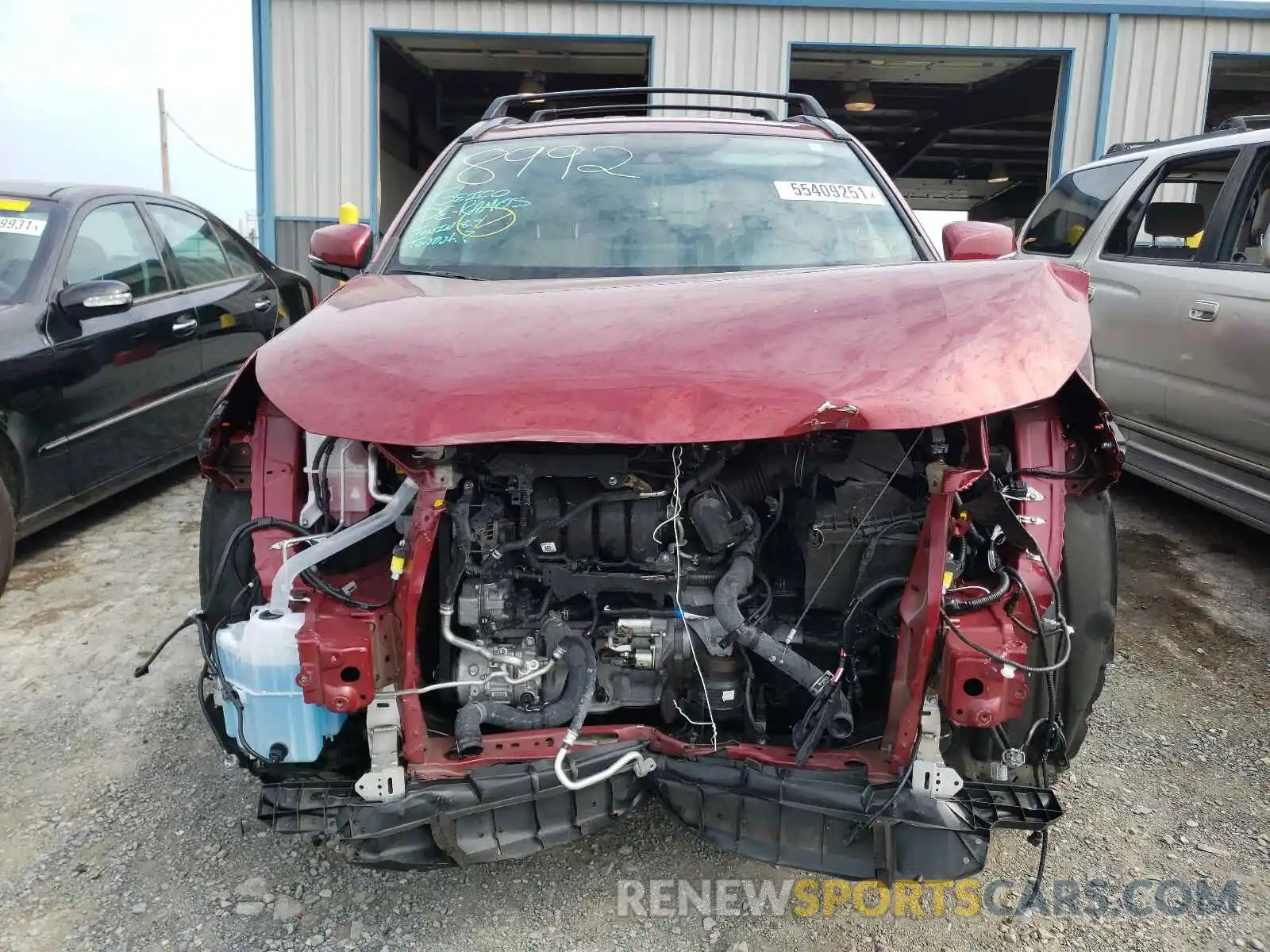 9 Photograph of a damaged car 2T3G1RFV9LW133357 TOYOTA RAV4 2020