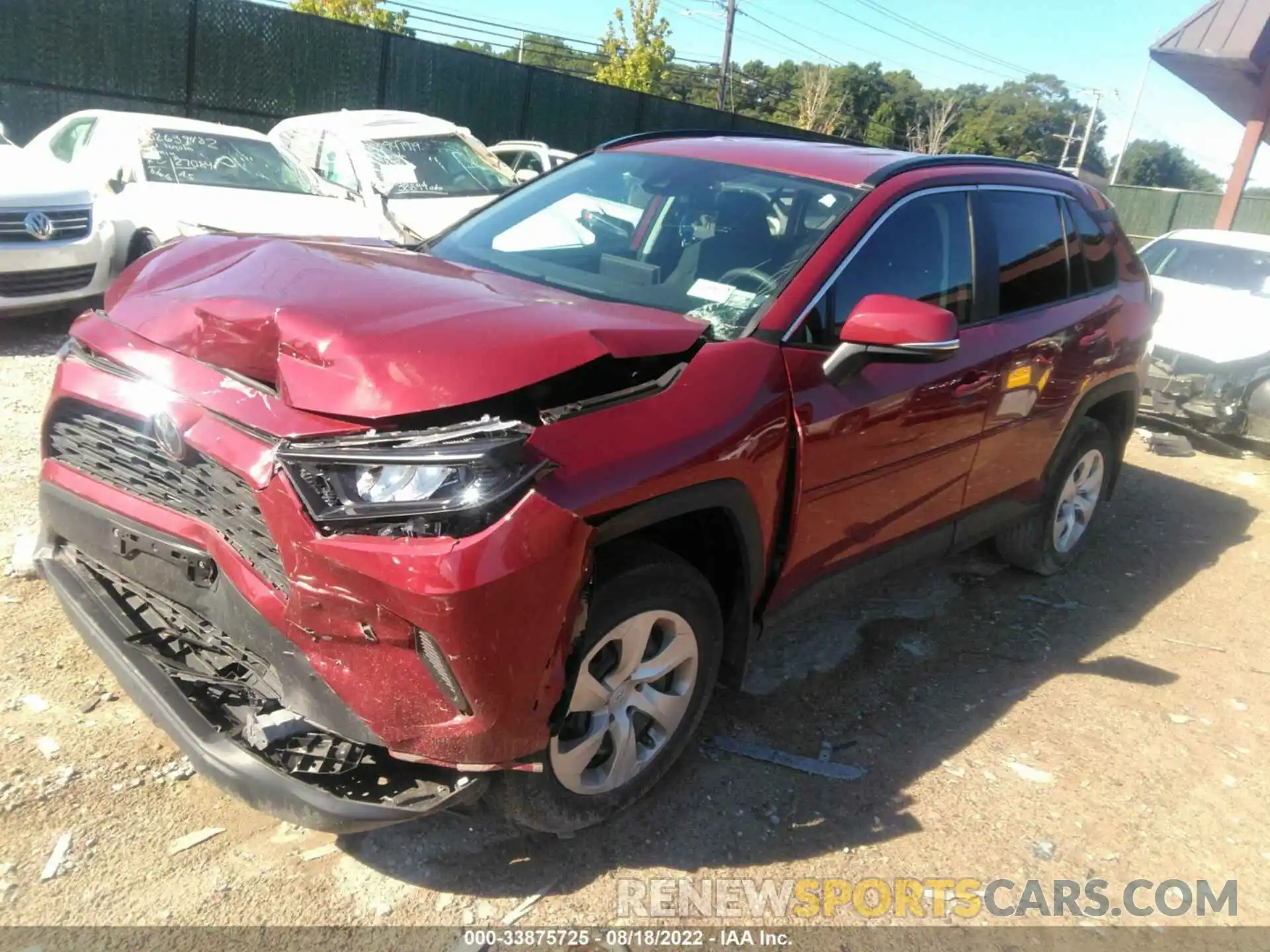 2 Photograph of a damaged car 2T3G1RFV9LW135111 TOYOTA RAV4 2020