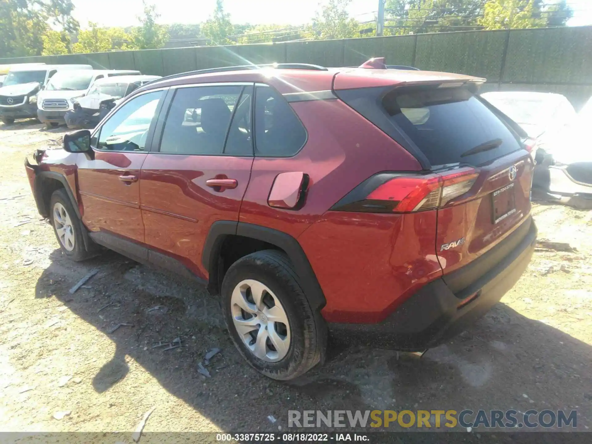 3 Photograph of a damaged car 2T3G1RFV9LW135111 TOYOTA RAV4 2020