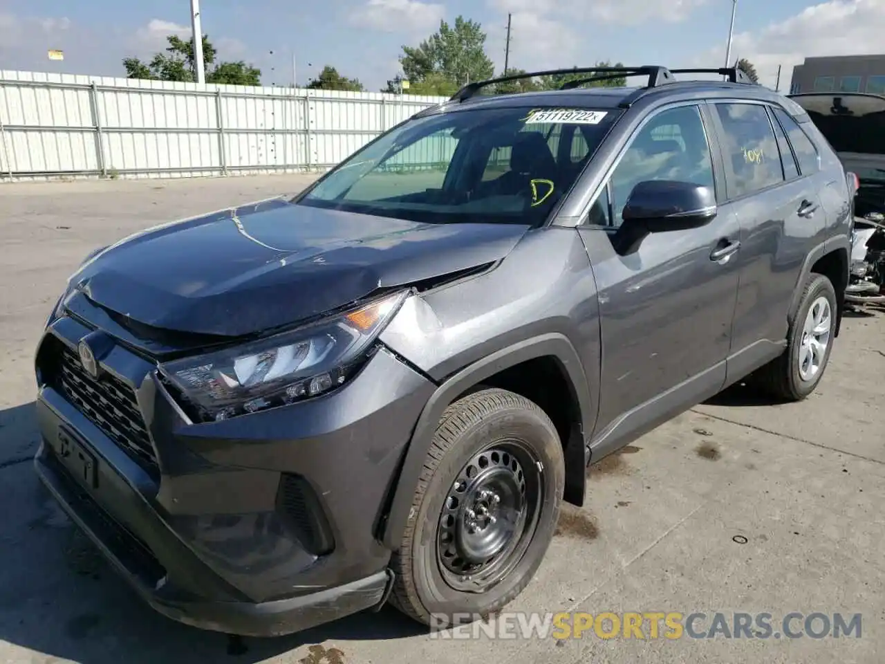 2 Photograph of a damaged car 2T3G1RFVXLC103026 TOYOTA RAV4 2020