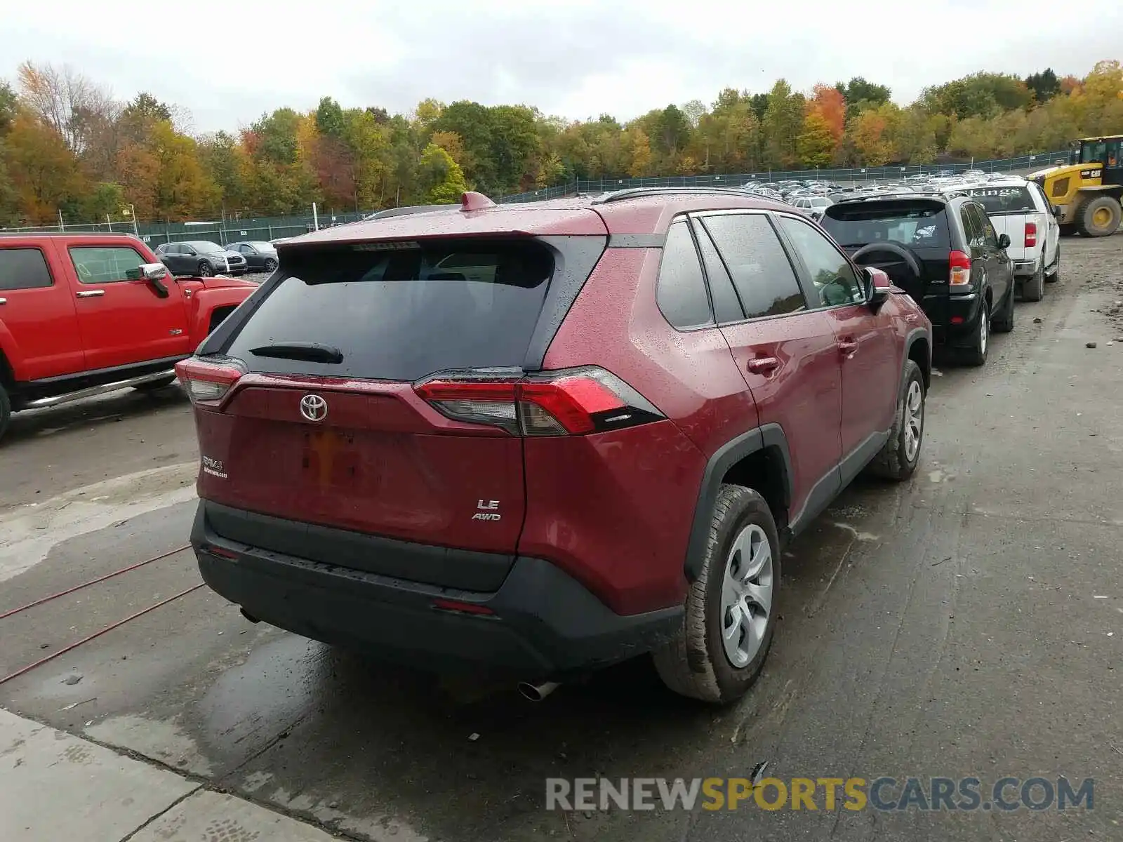 4 Photograph of a damaged car 2T3G1RFVXLW102327 TOYOTA RAV4 2020