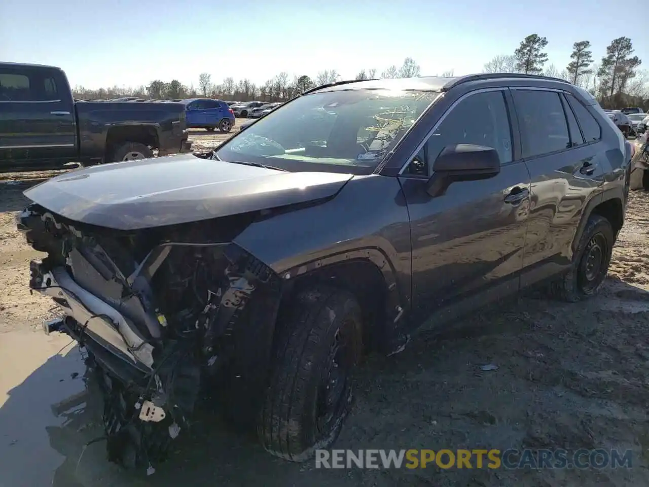 2 Photograph of a damaged car 2T3H1RFV0LC038613 TOYOTA RAV4 2020