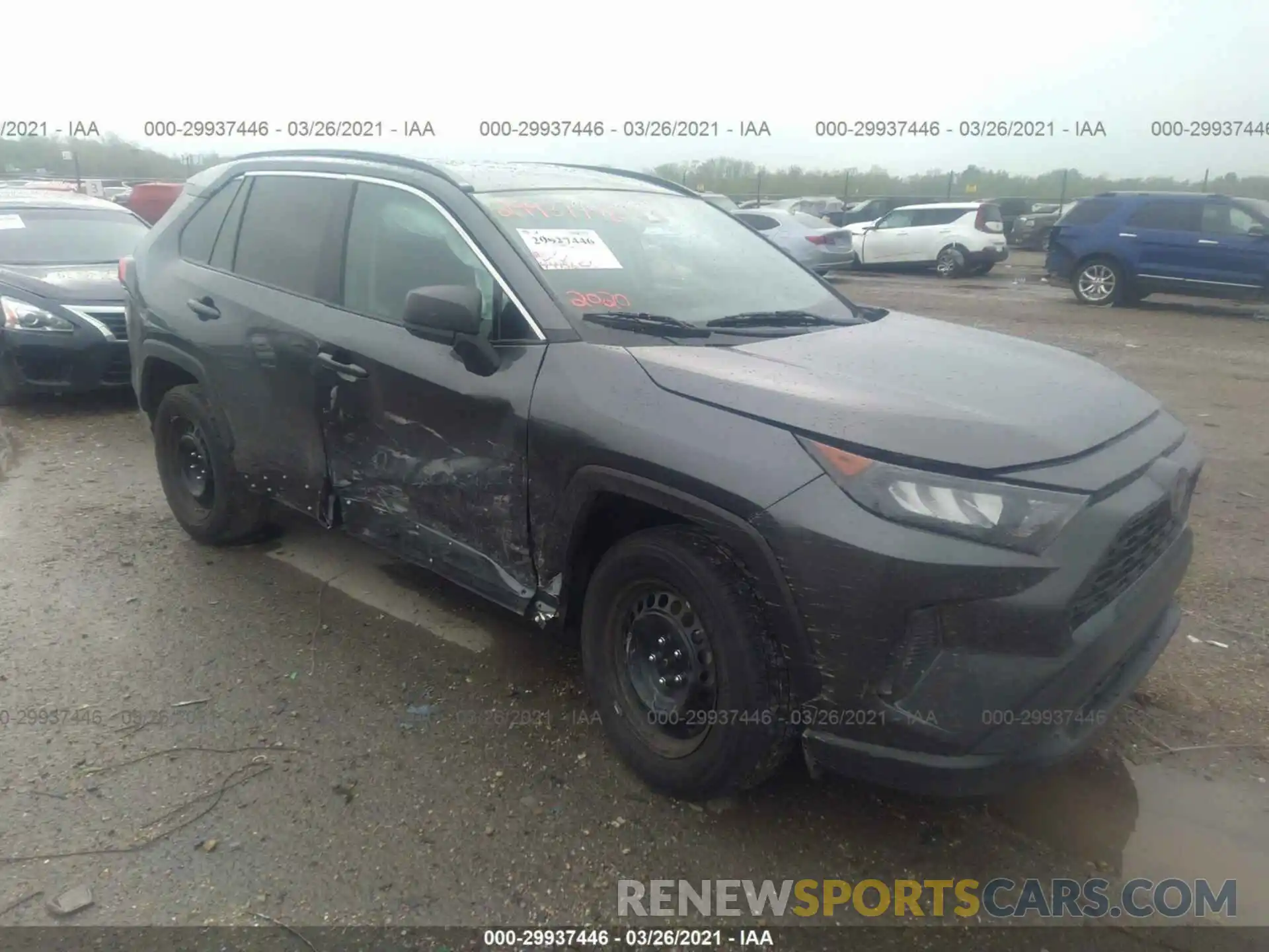 6 Photograph of a damaged car 2T3H1RFV0LC041804 TOYOTA RAV4 2020