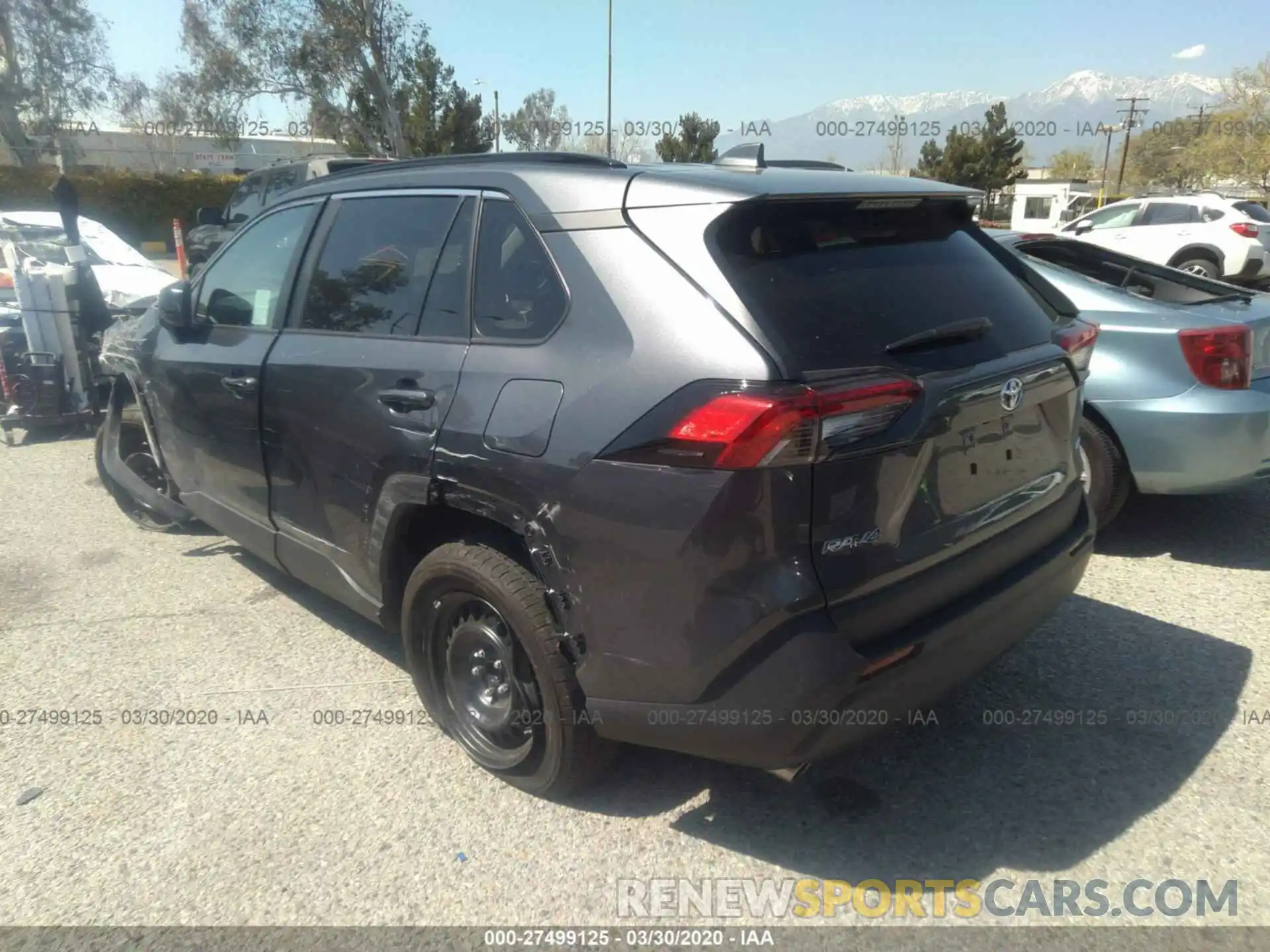 3 Photograph of a damaged car 2T3H1RFV0LC045464 TOYOTA RAV4 2020