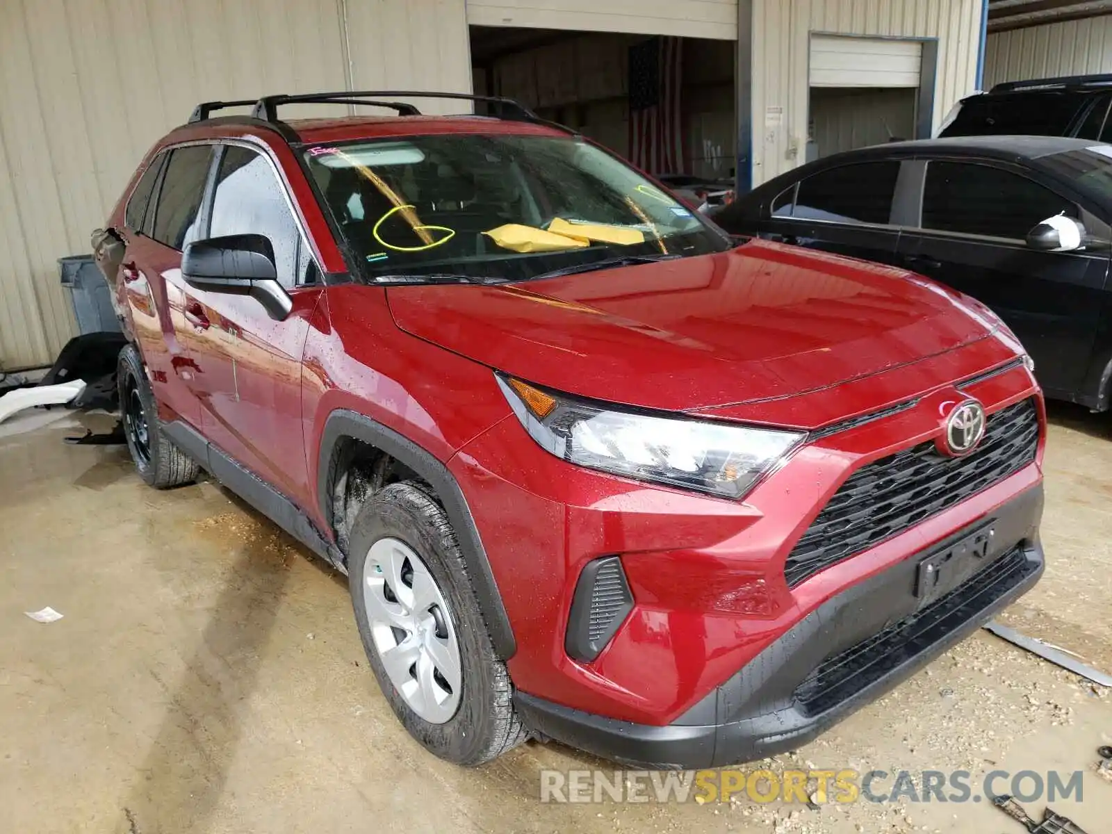 1 Photograph of a damaged car 2T3H1RFV0LC045772 TOYOTA RAV4 2020