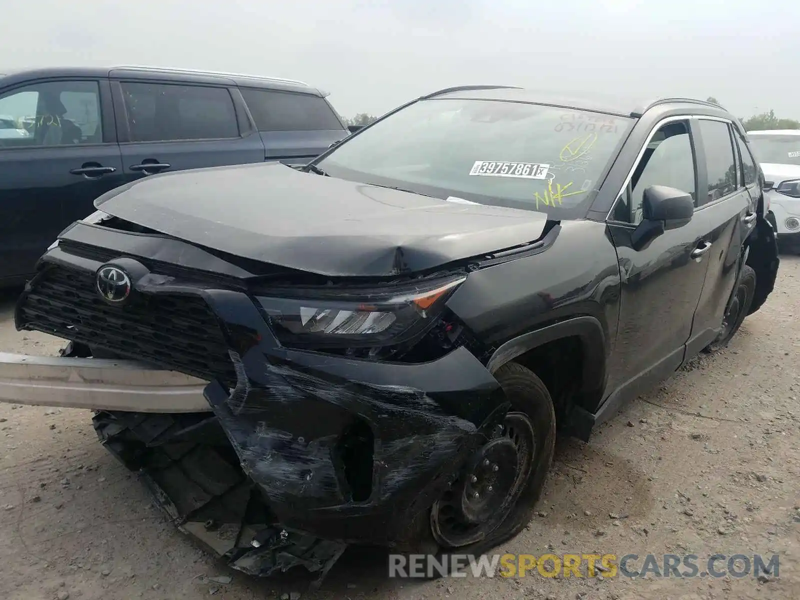 2 Photograph of a damaged car 2T3H1RFV0LC046274 TOYOTA RAV4 2020