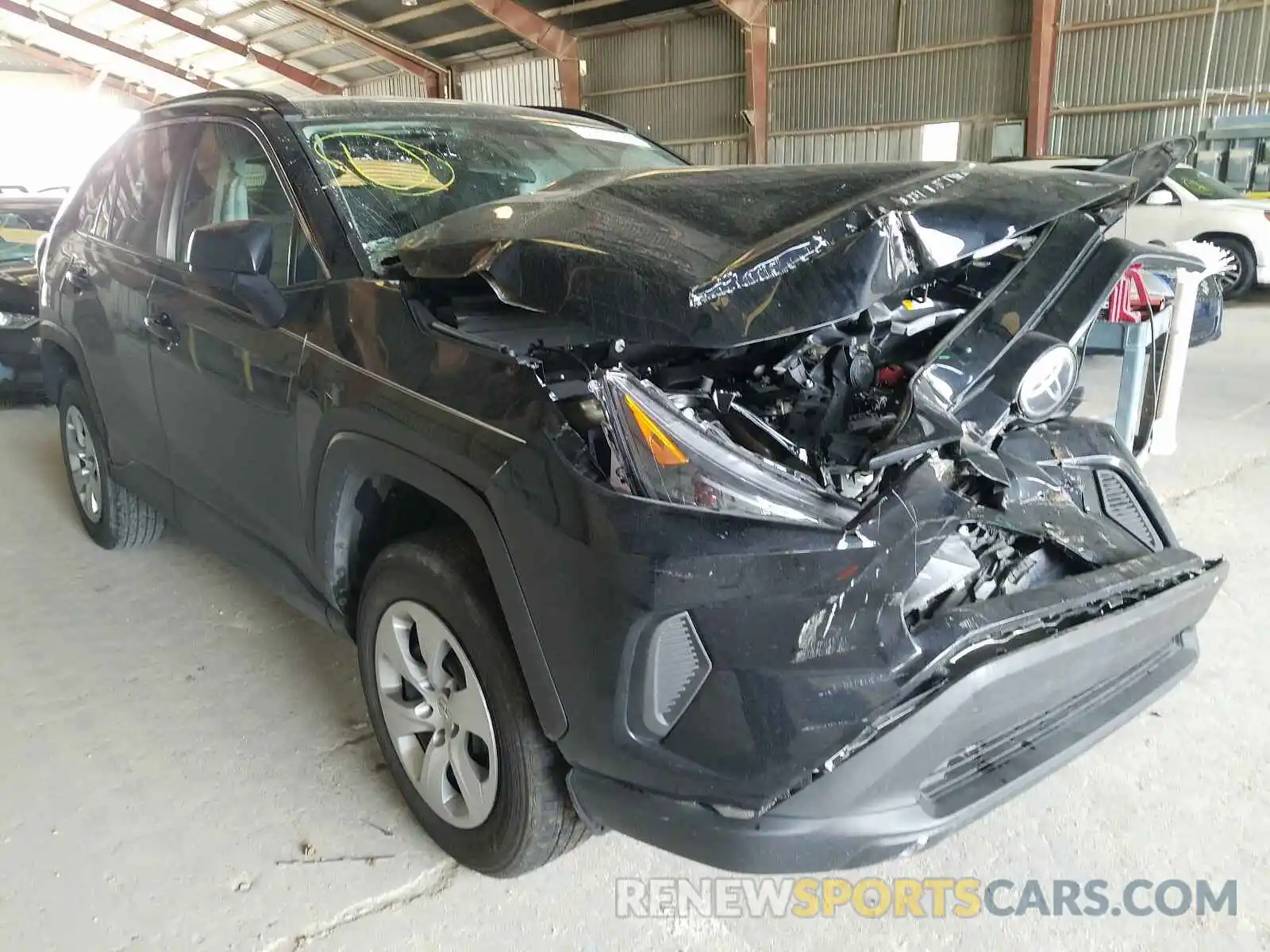 1 Photograph of a damaged car 2T3H1RFV0LC046940 TOYOTA RAV4 2020