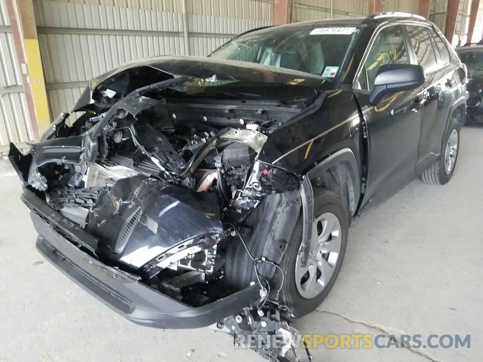 2 Photograph of a damaged car 2T3H1RFV0LC046940 TOYOTA RAV4 2020