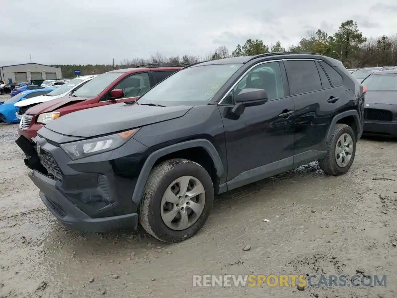 1 Photograph of a damaged car 2T3H1RFV0LC049286 TOYOTA RAV4 2020