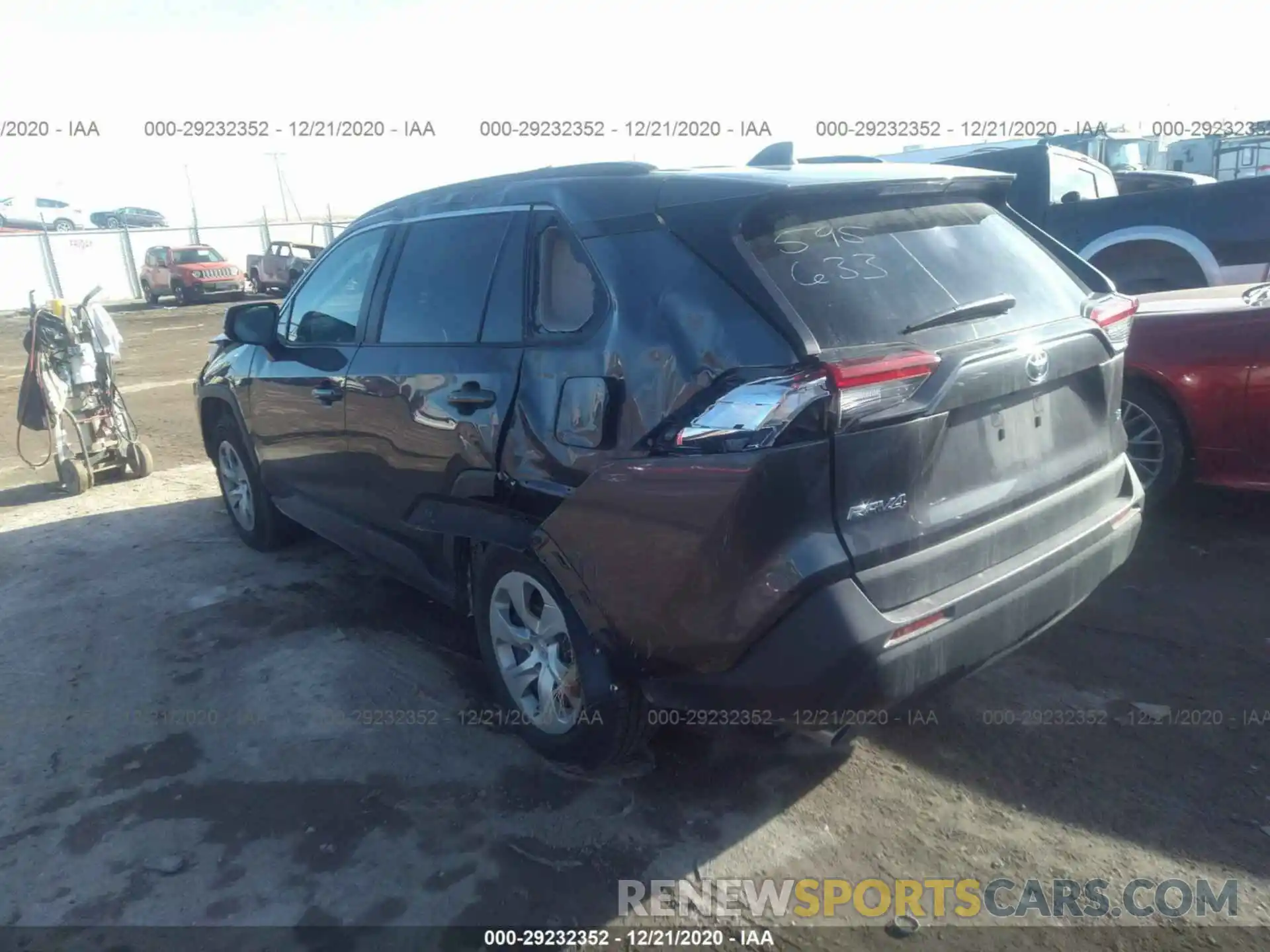 3 Photograph of a damaged car 2T3H1RFV0LC051894 TOYOTA RAV4 2020