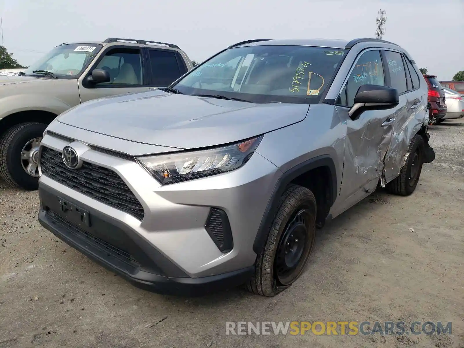 2 Фотография поврежденного автомобиля 2T3H1RFV0LC052009 TOYOTA RAV4 2020