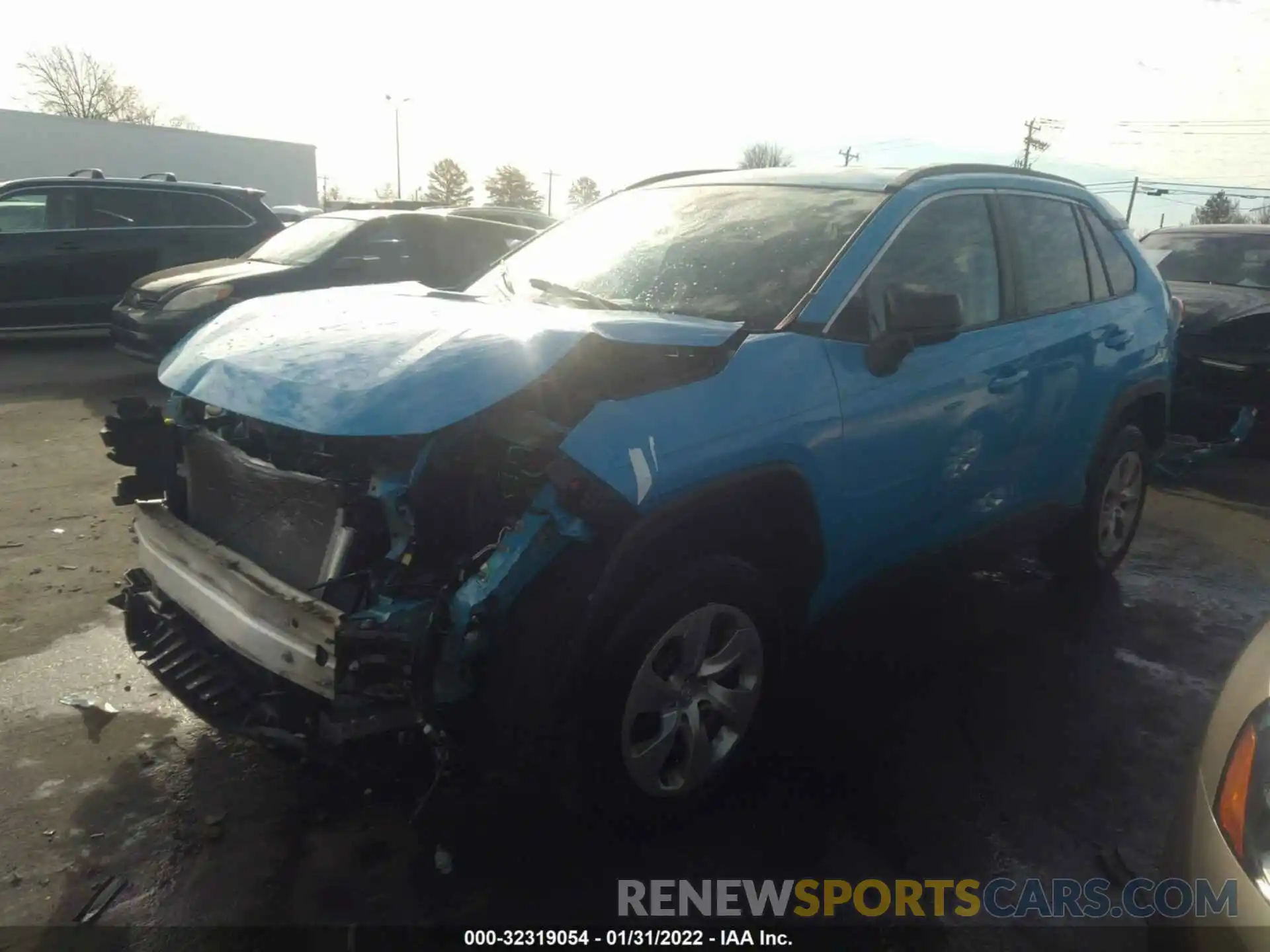 2 Photograph of a damaged car 2T3H1RFV0LC054780 TOYOTA RAV4 2020