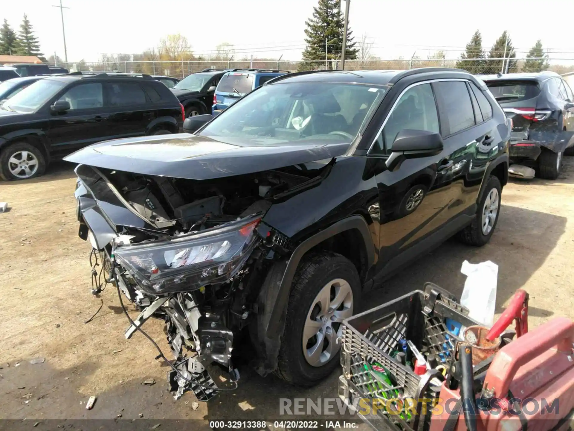 2 Фотография поврежденного автомобиля 2T3H1RFV0LC056965 TOYOTA RAV4 2020