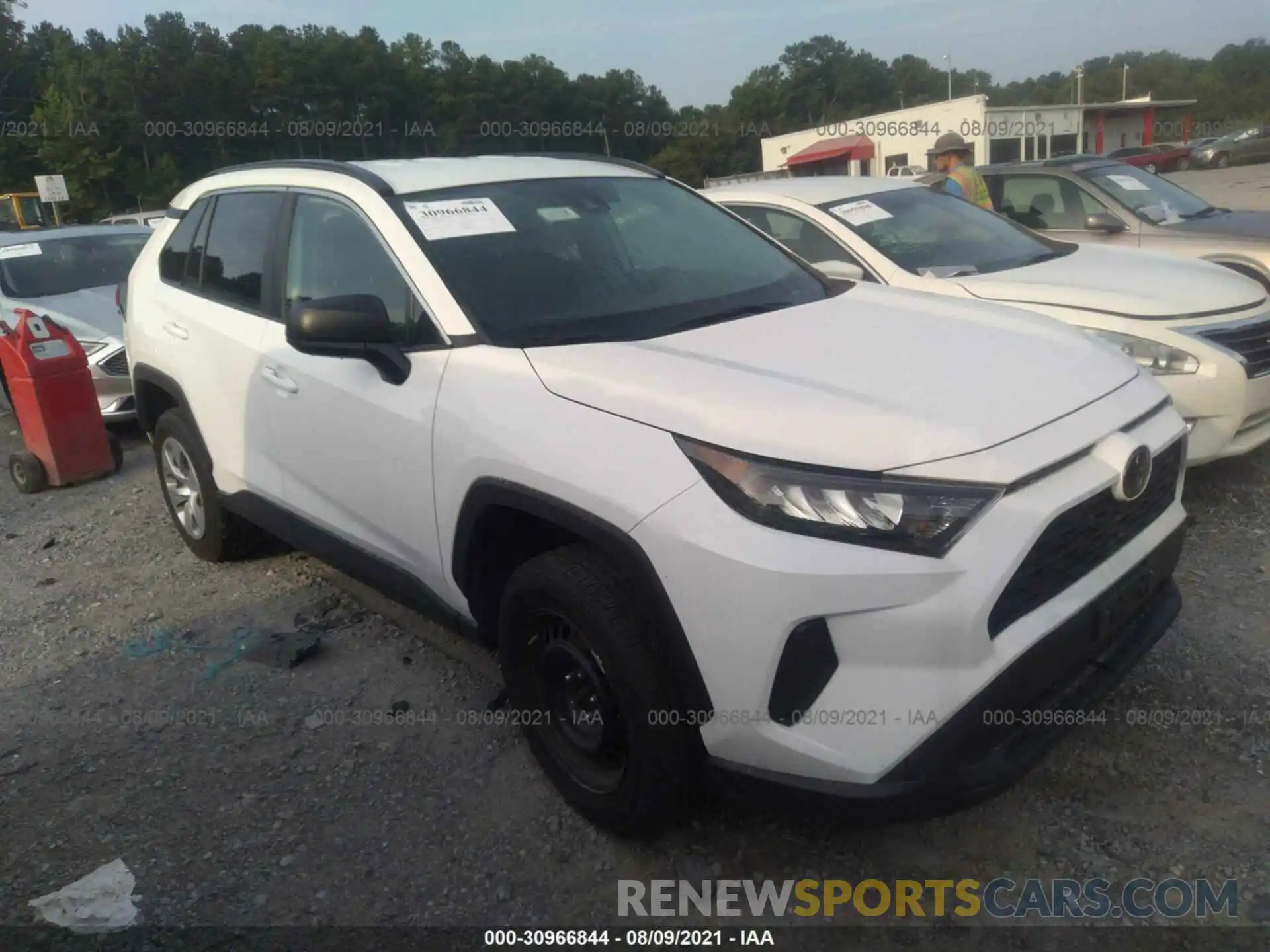 1 Photograph of a damaged car 2T3H1RFV0LC057095 TOYOTA RAV4 2020