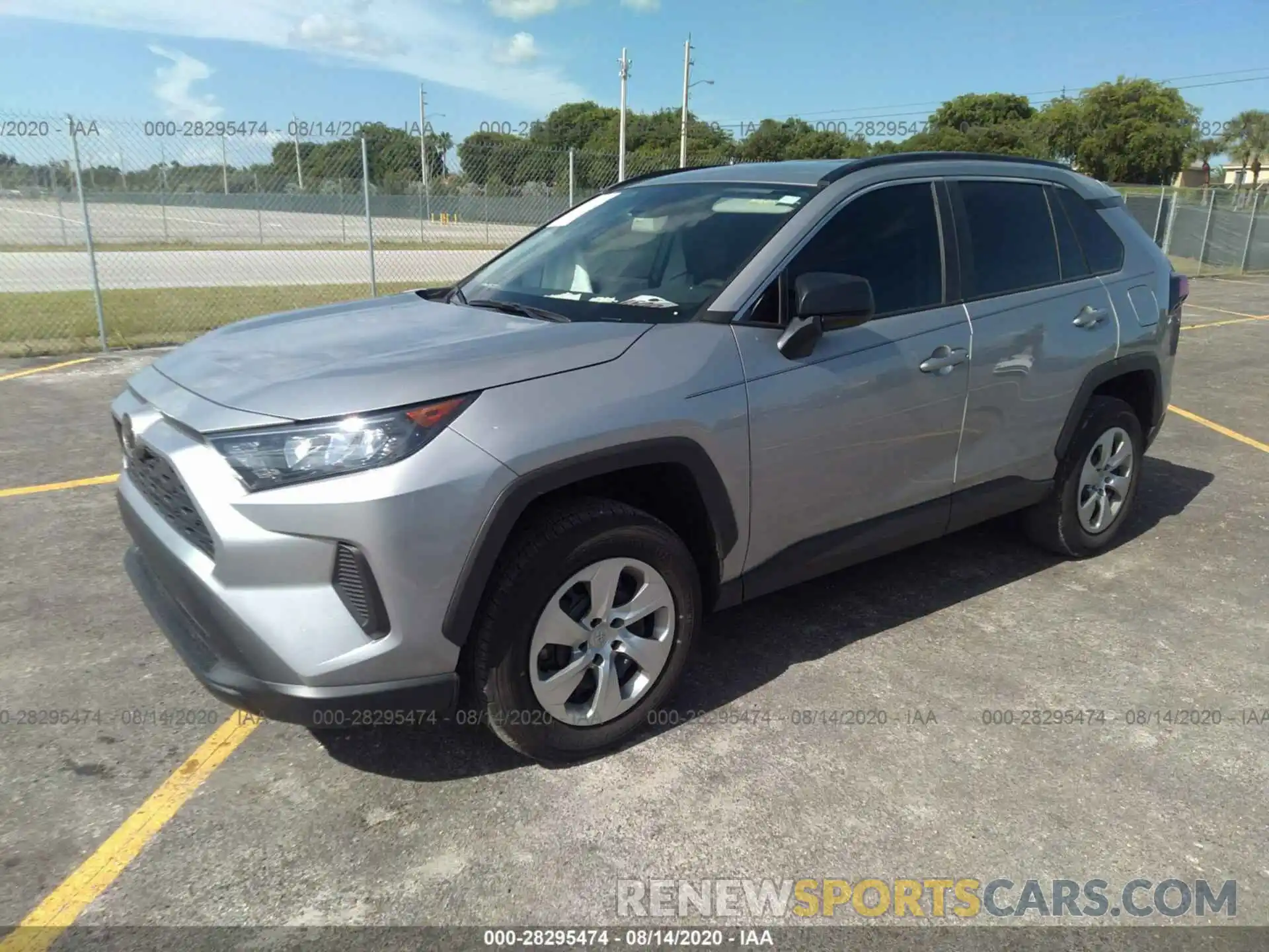 2 Photograph of a damaged car 2T3H1RFV0LC057310 TOYOTA RAV4 2020