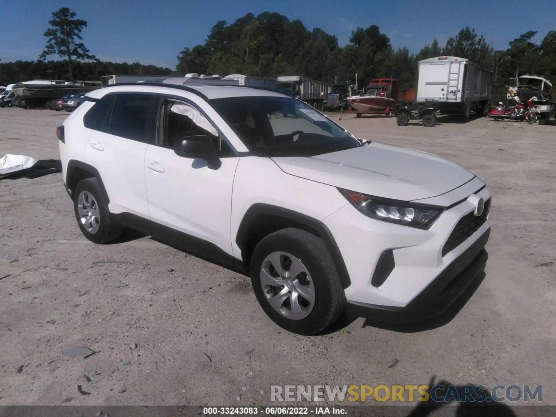 1 Photograph of a damaged car 2T3H1RFV0LC057548 TOYOTA RAV4 2020