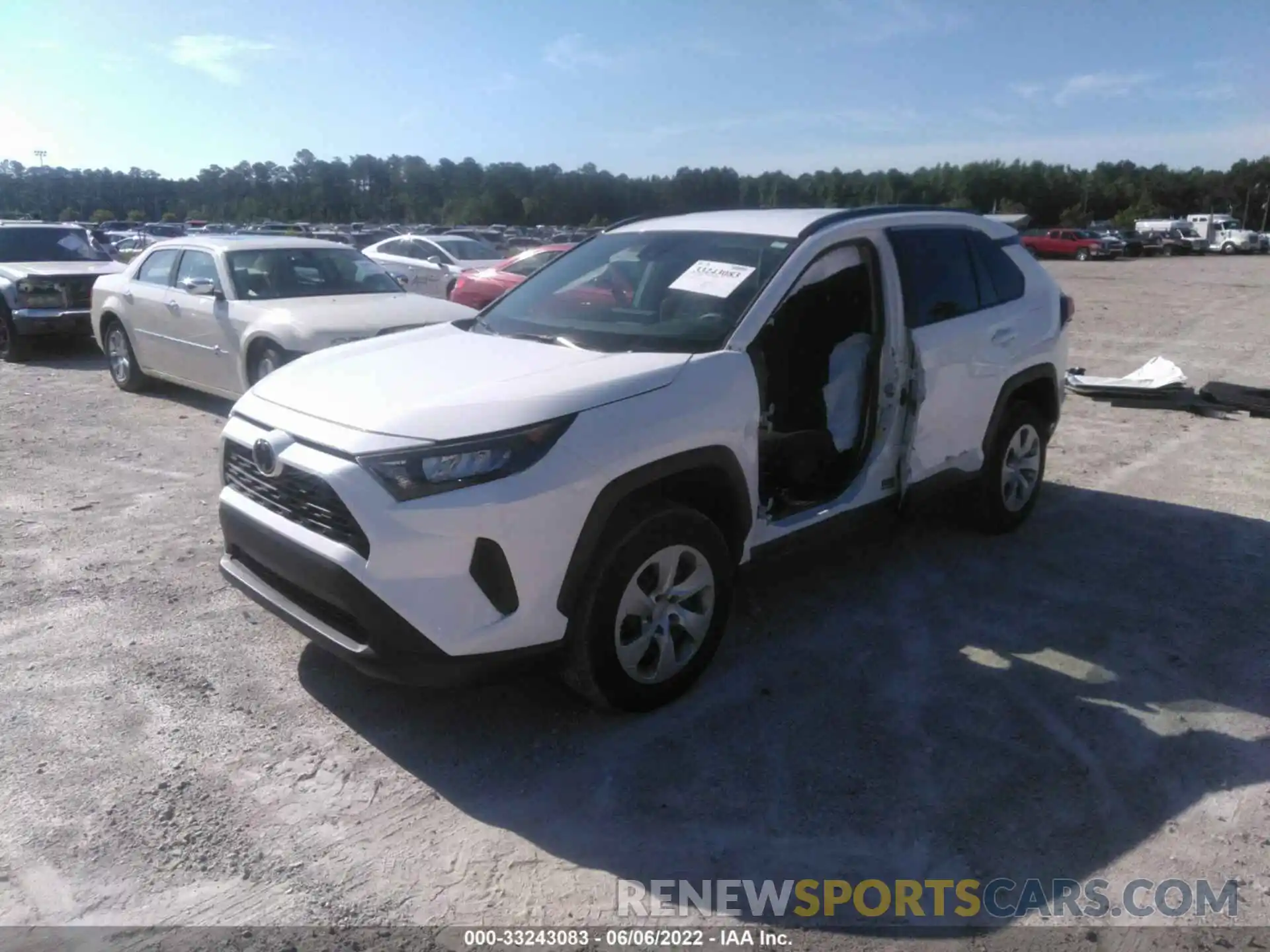 2 Фотография поврежденного автомобиля 2T3H1RFV0LC057548 TOYOTA RAV4 2020