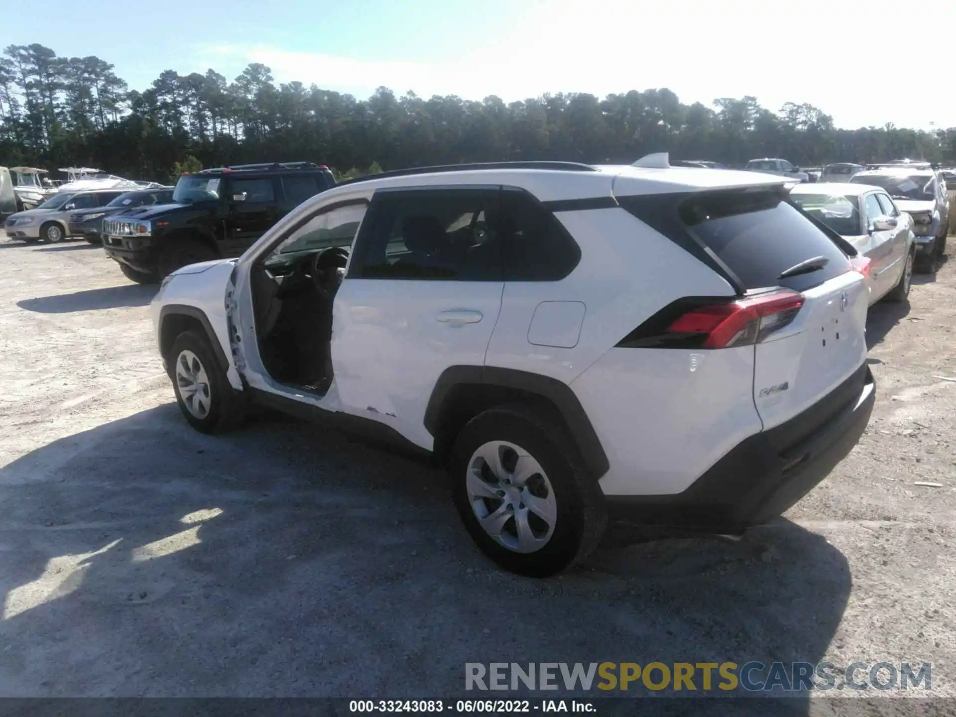 3 Photograph of a damaged car 2T3H1RFV0LC057548 TOYOTA RAV4 2020