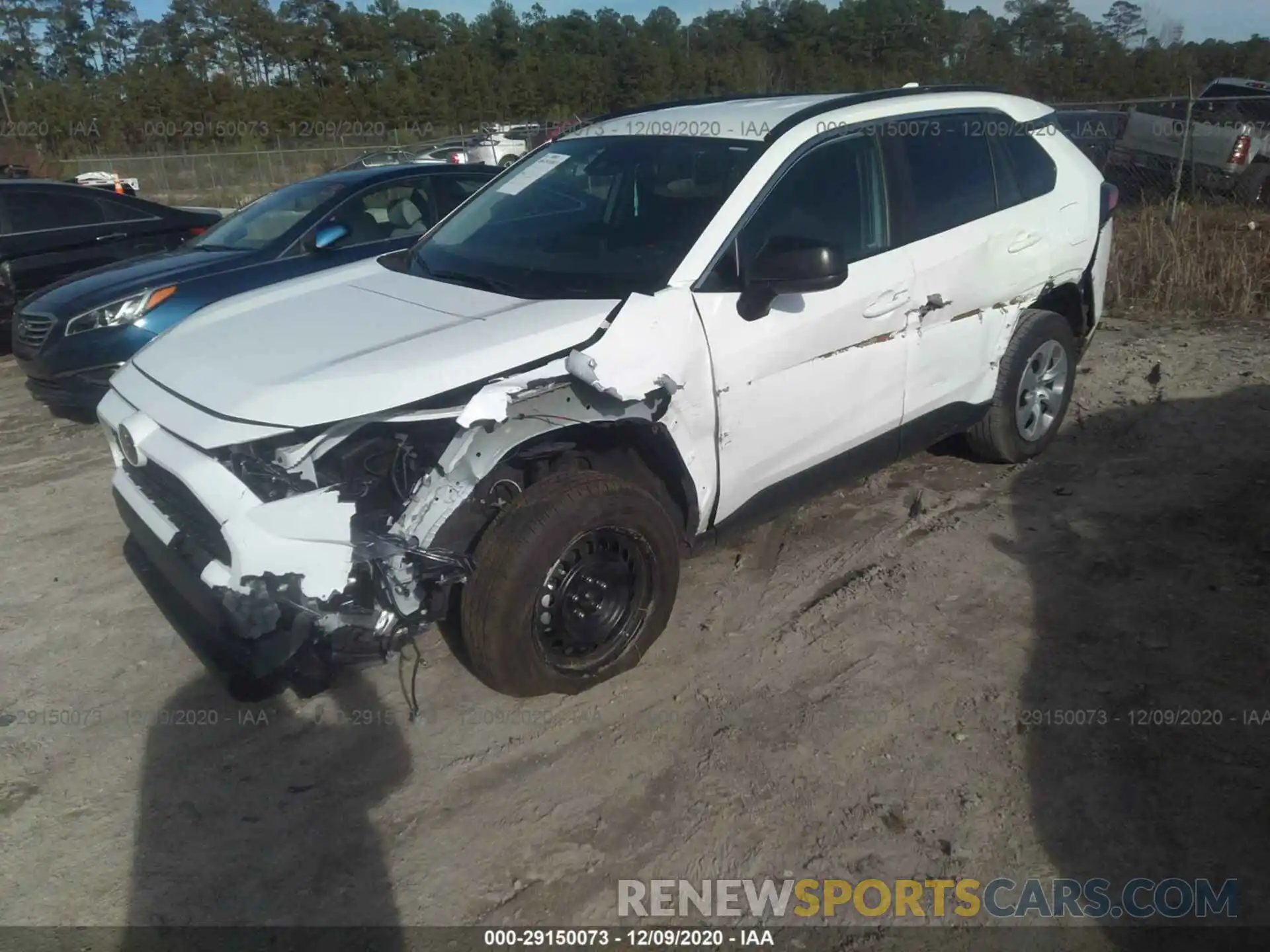 2 Photograph of a damaged car 2T3H1RFV0LC071885 TOYOTA RAV4 2020