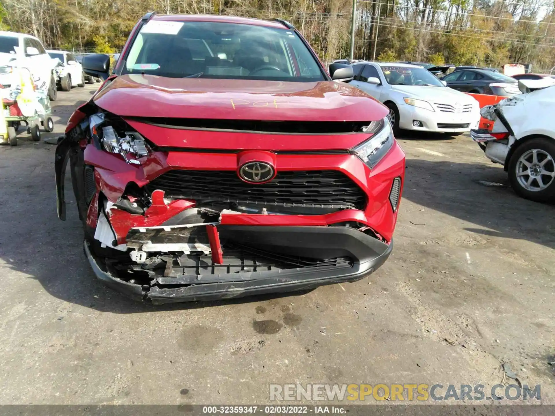 6 Photograph of a damaged car 2T3H1RFV0LC073474 TOYOTA RAV4 2020