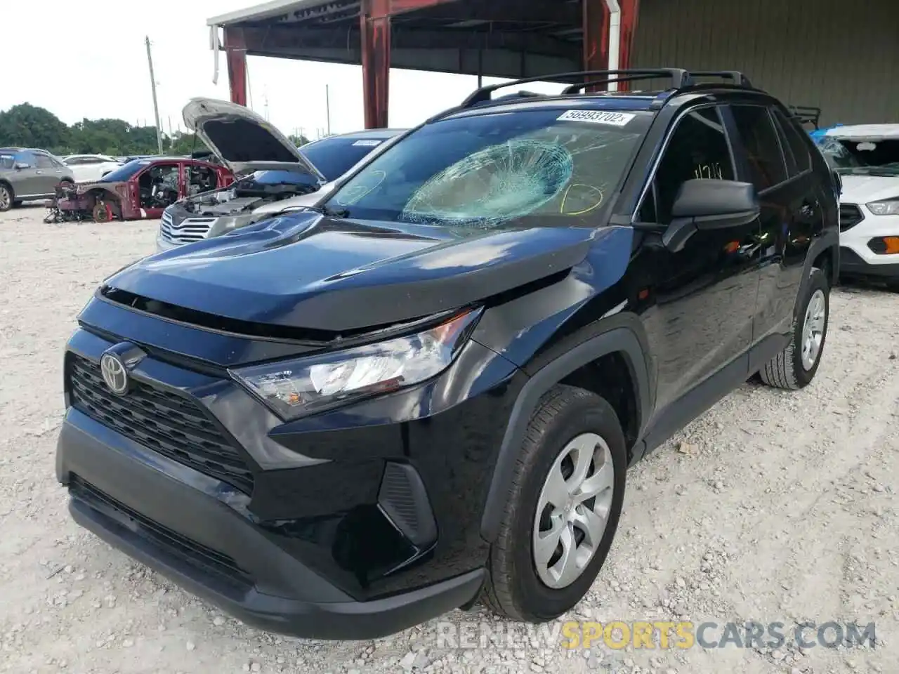 2 Photograph of a damaged car 2T3H1RFV0LC075905 TOYOTA RAV4 2020