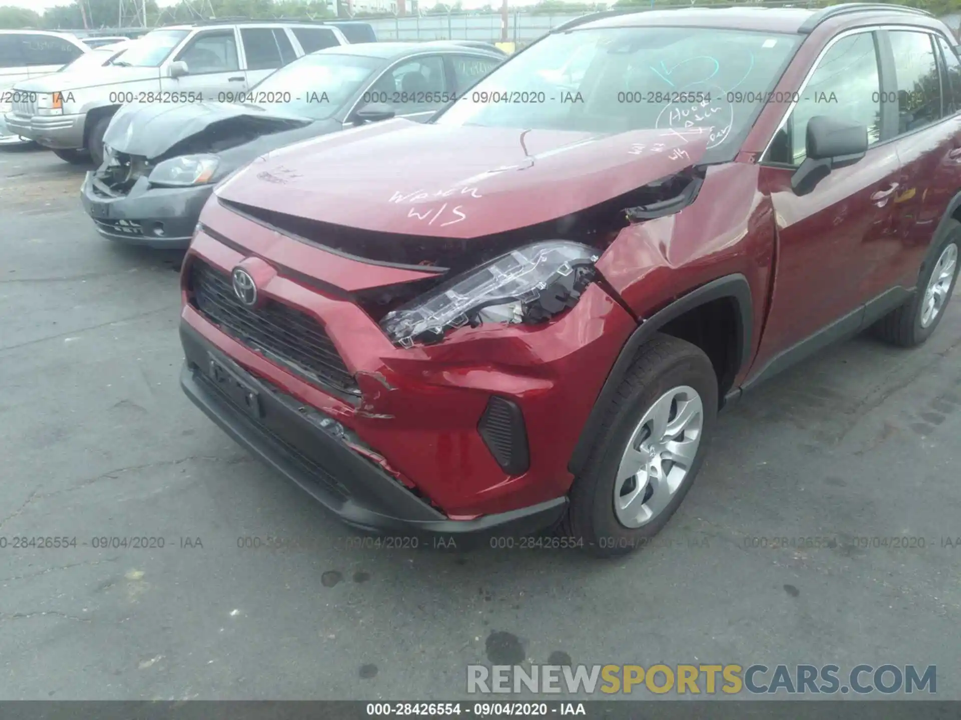 6 Photograph of a damaged car 2T3H1RFV0LW062473 TOYOTA RAV4 2020