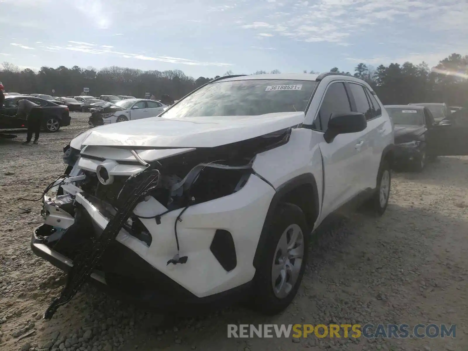 2 Photograph of a damaged car 2T3H1RFV0LW063560 TOYOTA RAV4 2020