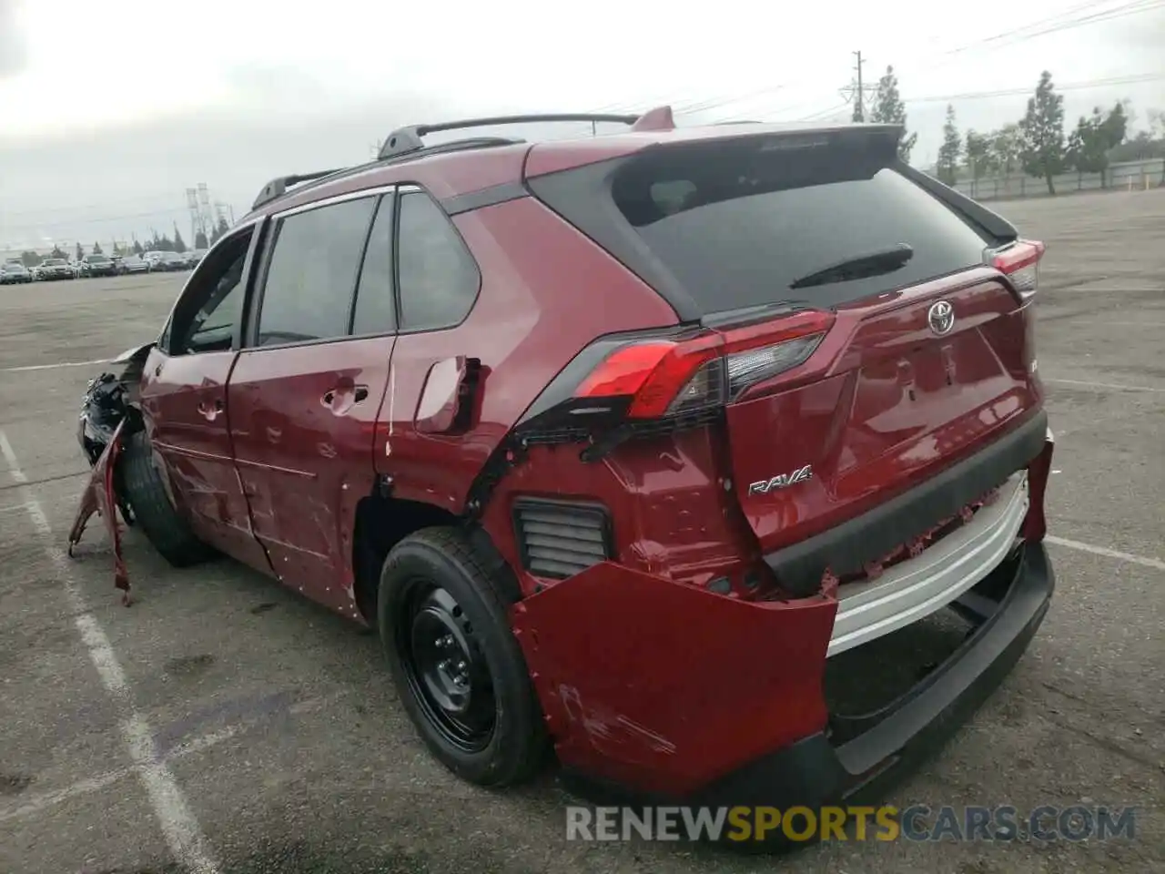 3 Photograph of a damaged car 2T3H1RFV0LW065227 TOYOTA RAV4 2020