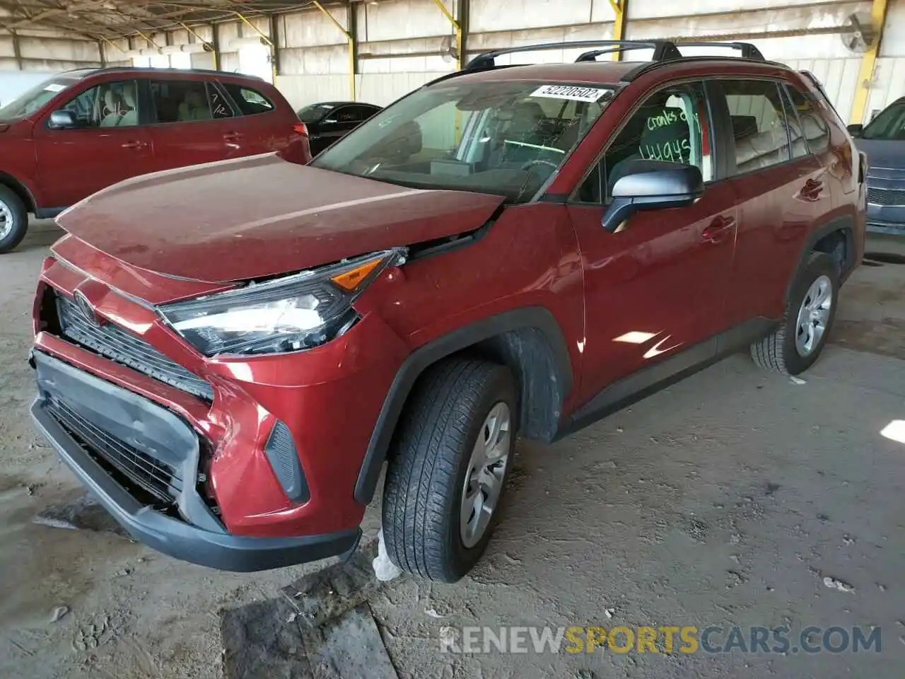 2 Photograph of a damaged car 2T3H1RFV0LW069617 TOYOTA RAV4 2020