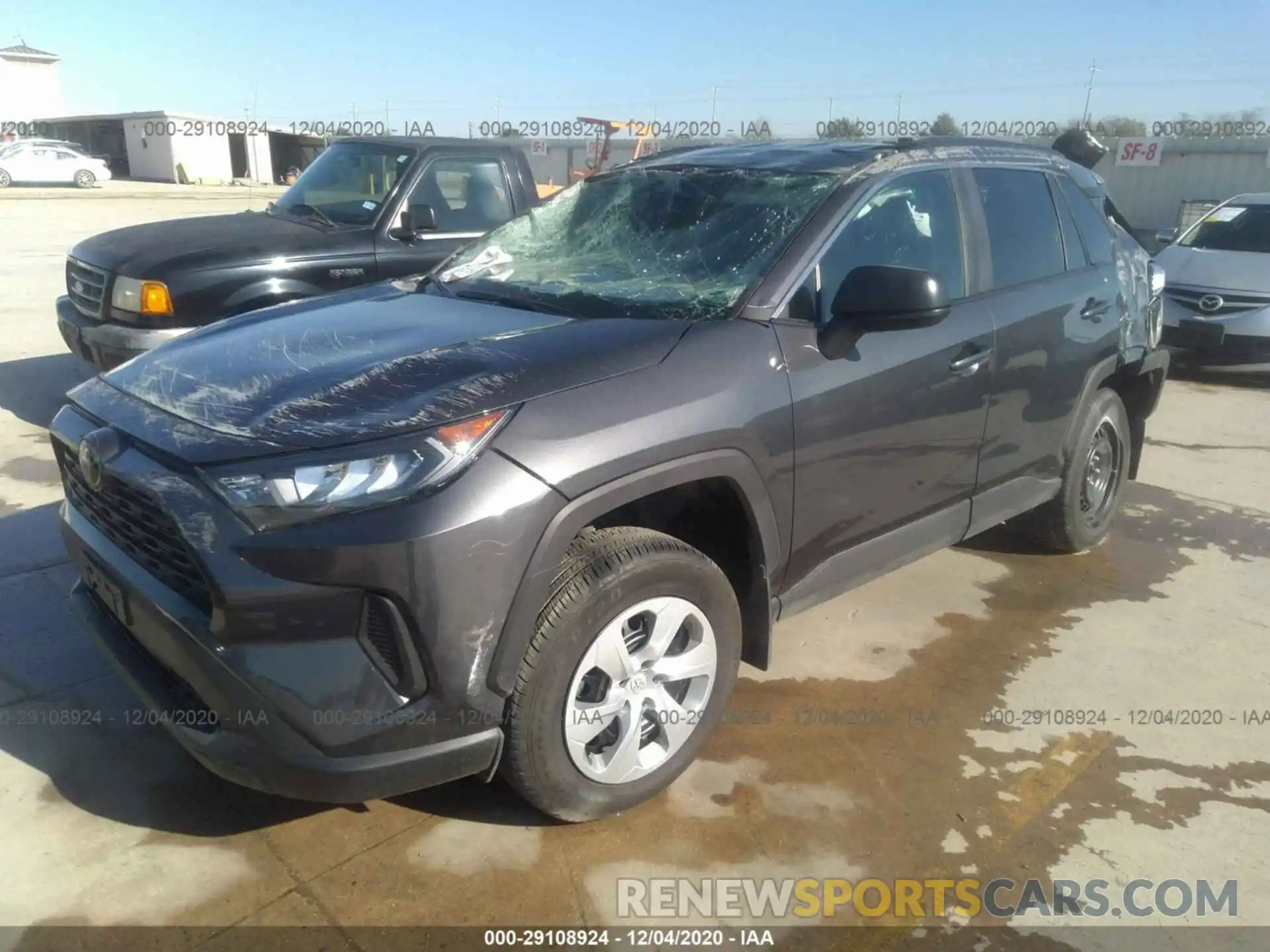 2 Photograph of a damaged car 2T3H1RFV0LW090015 TOYOTA RAV4 2020