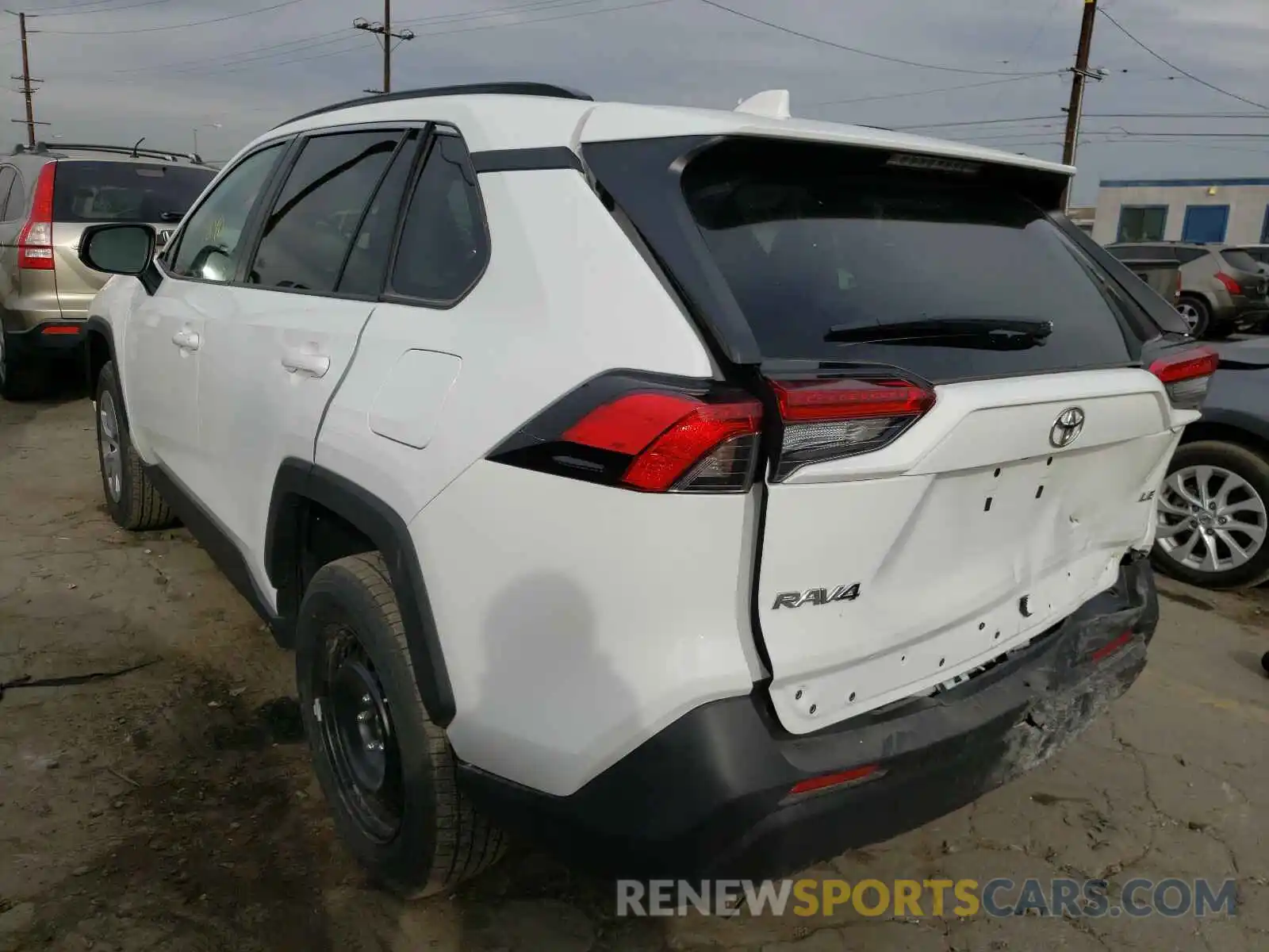 3 Photograph of a damaged car 2T3H1RFV1LC047417 TOYOTA RAV4 2020