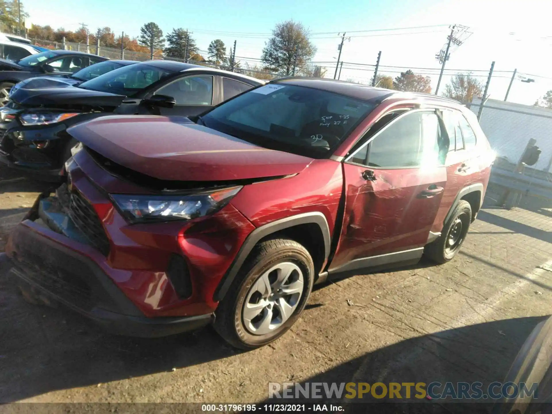 2 Photograph of a damaged car 2T3H1RFV1LC049118 TOYOTA RAV4 2020