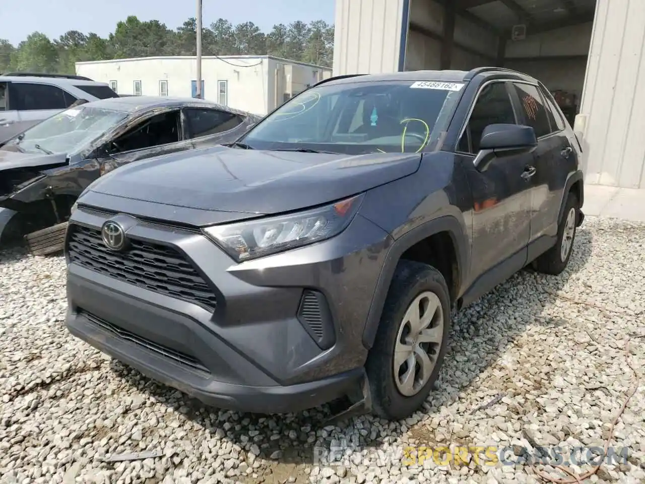 2 Photograph of a damaged car 2T3H1RFV1LC050284 TOYOTA RAV4 2020