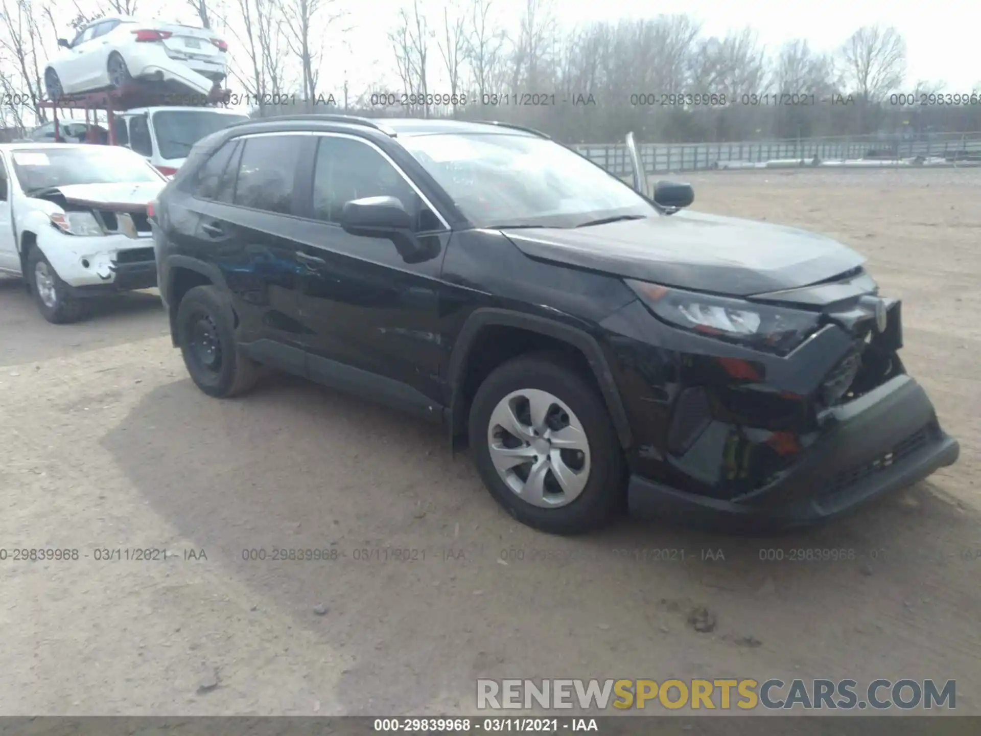 1 Photograph of a damaged car 2T3H1RFV1LC051435 TOYOTA RAV4 2020