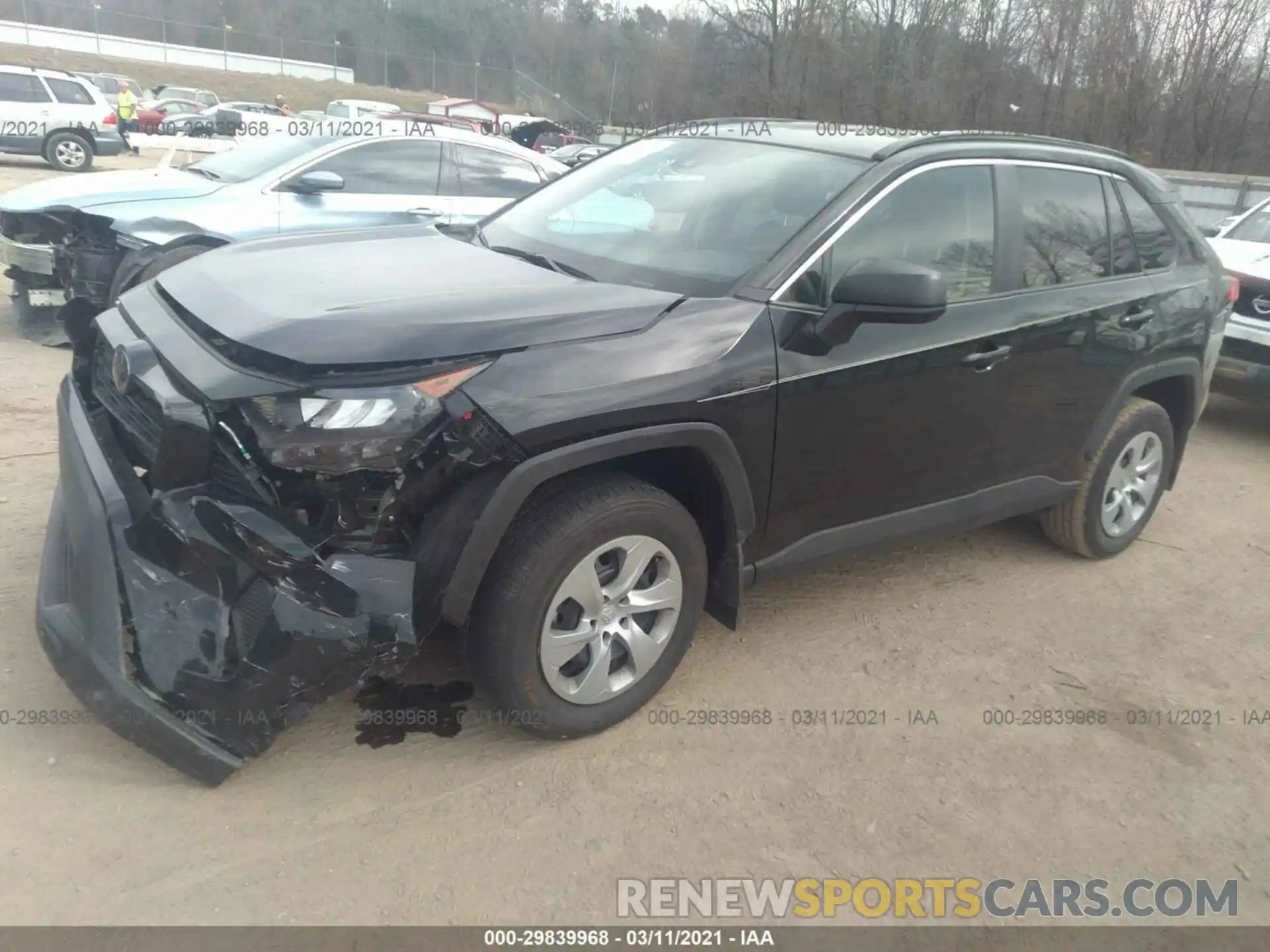 2 Photograph of a damaged car 2T3H1RFV1LC051435 TOYOTA RAV4 2020